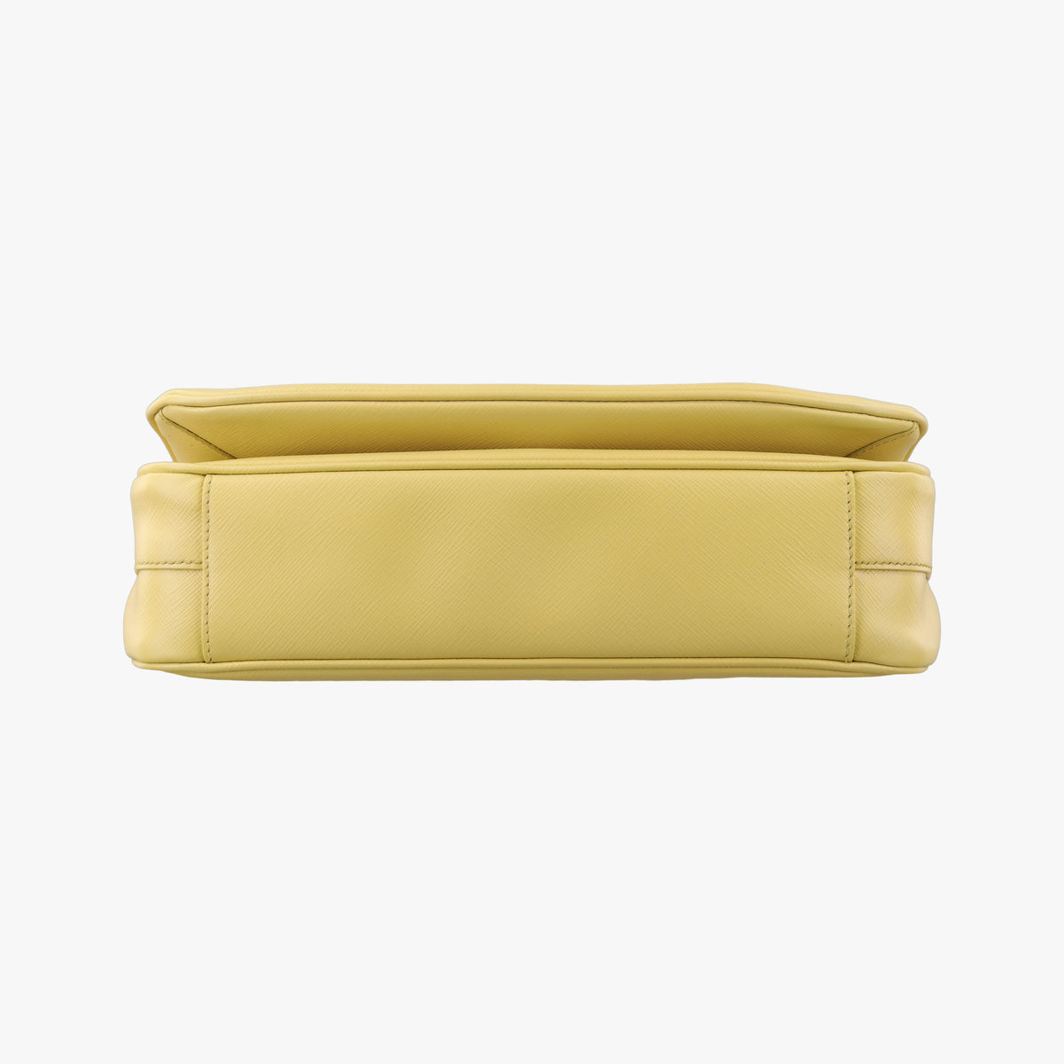 Small Sound Flap Yellow SAFFIANO Leather BN2485 31/Aスモール サウンド フラップ イエロー サフィアーノレザー BN2485 31/A