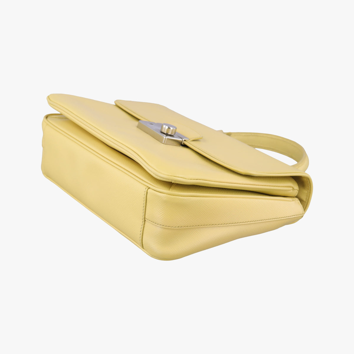 Small Sound Flap Yellow SAFFIANO Leather BN2485 31/Aスモール サウンド フラップ イエロー サフィアーノレザー BN2485 31/A