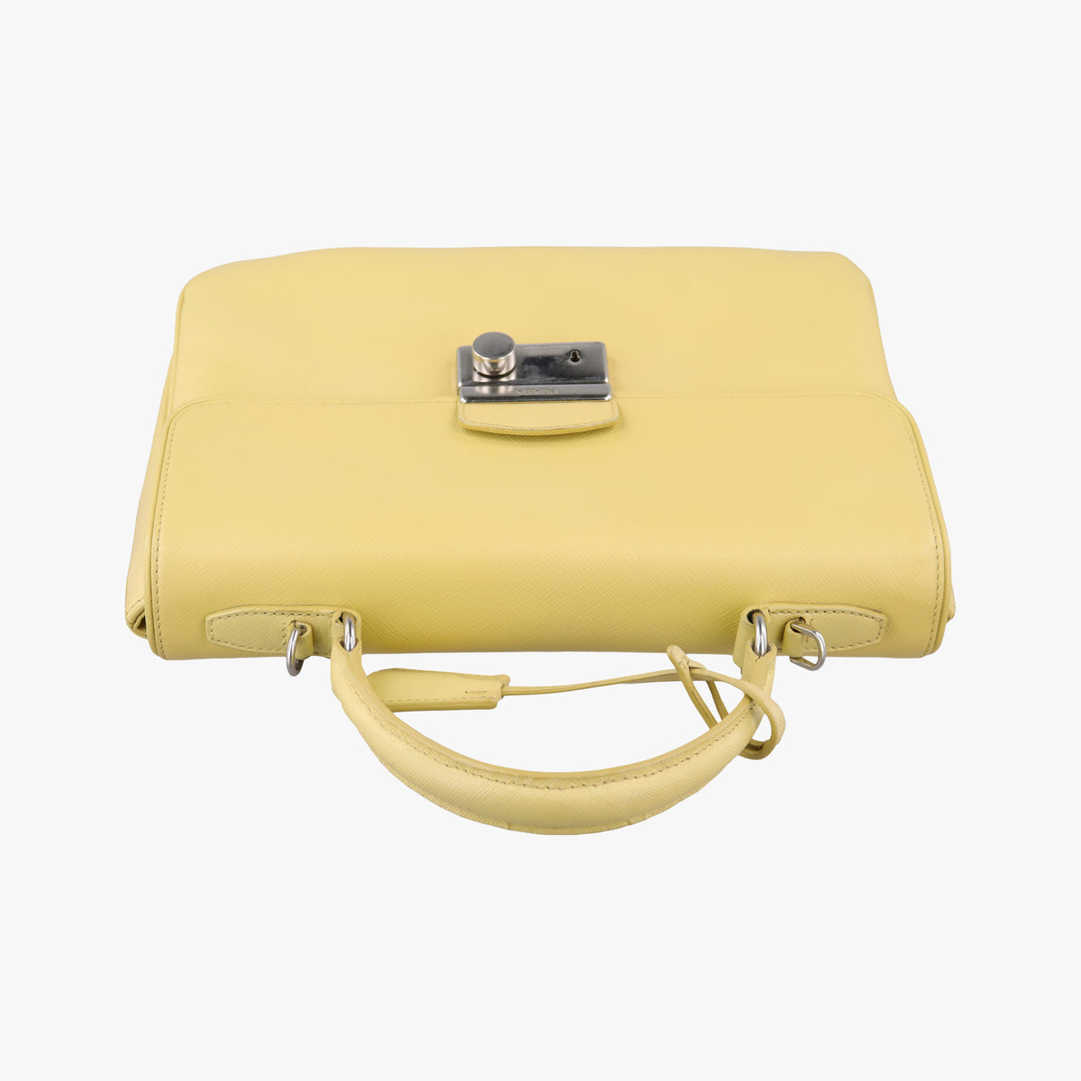 Small Sound Flap Yellow SAFFIANO Leather BN2485 31/Aスモール サウンド フラップ イエロー サフィアーノレザー BN2485 31/A