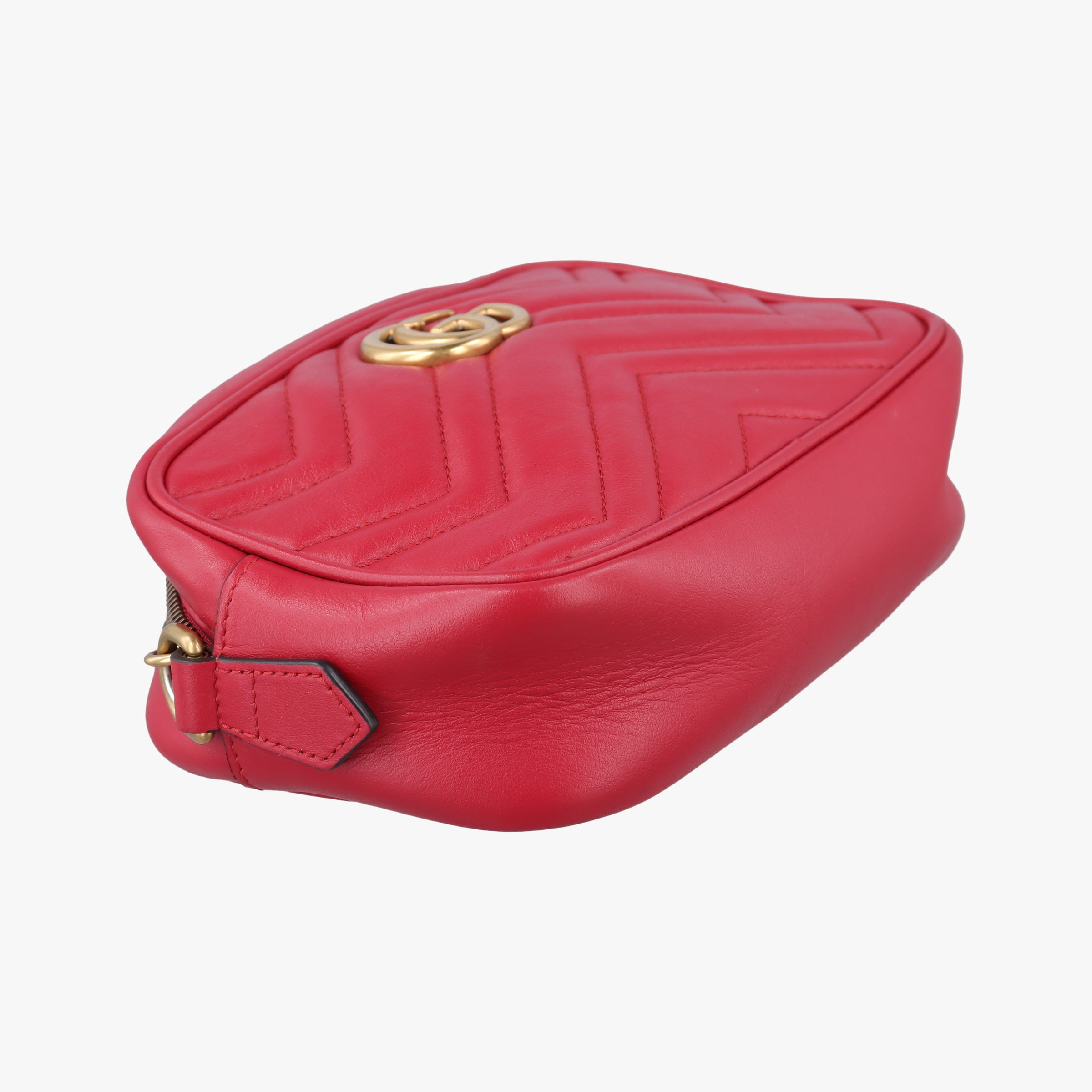 GG Marmont Red Leather 448065 I025454201GGマーモント レッド レザー 448065 I025454201