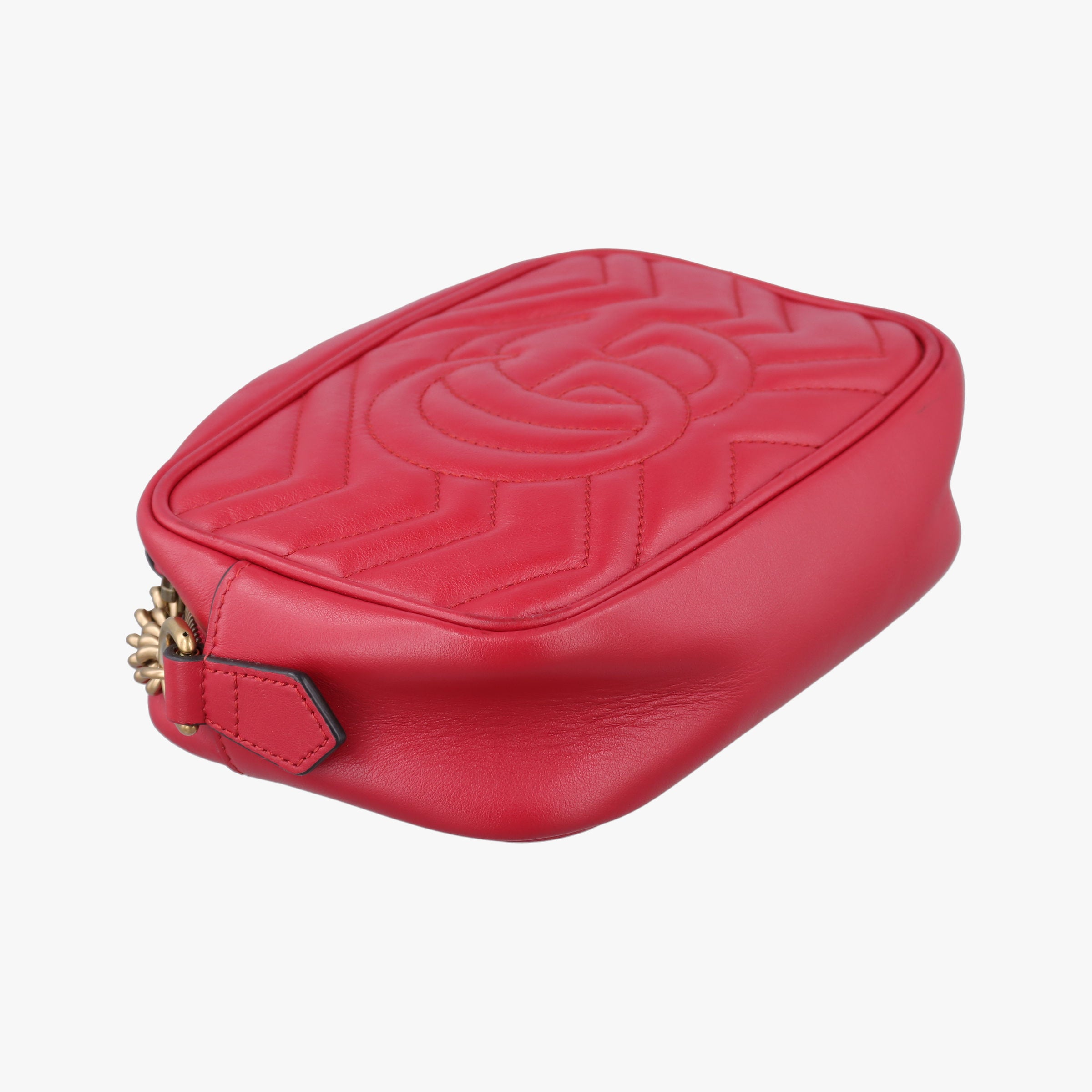 GG Marmont Red Leather 448065 I025454201GGマーモント レッド レザー 448065 I025454201