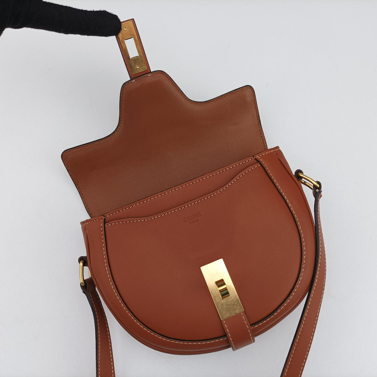 Besace 16 Small Brown Leather W-SL-2 Lot number unknownベサス16スモール ブラウン レザー W-SL-2 製番不明