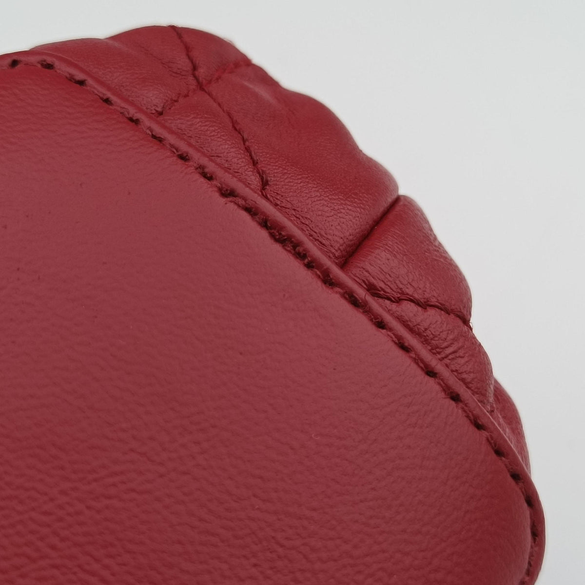 Vintage Christian Dior Cannage Faux Pearl Red lambskin shoulderbag | stylenewstar