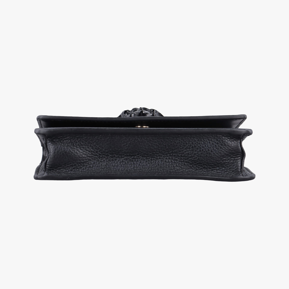Pre-owned VERSACE Medusa Black leather shoulderbag | stylenewstar