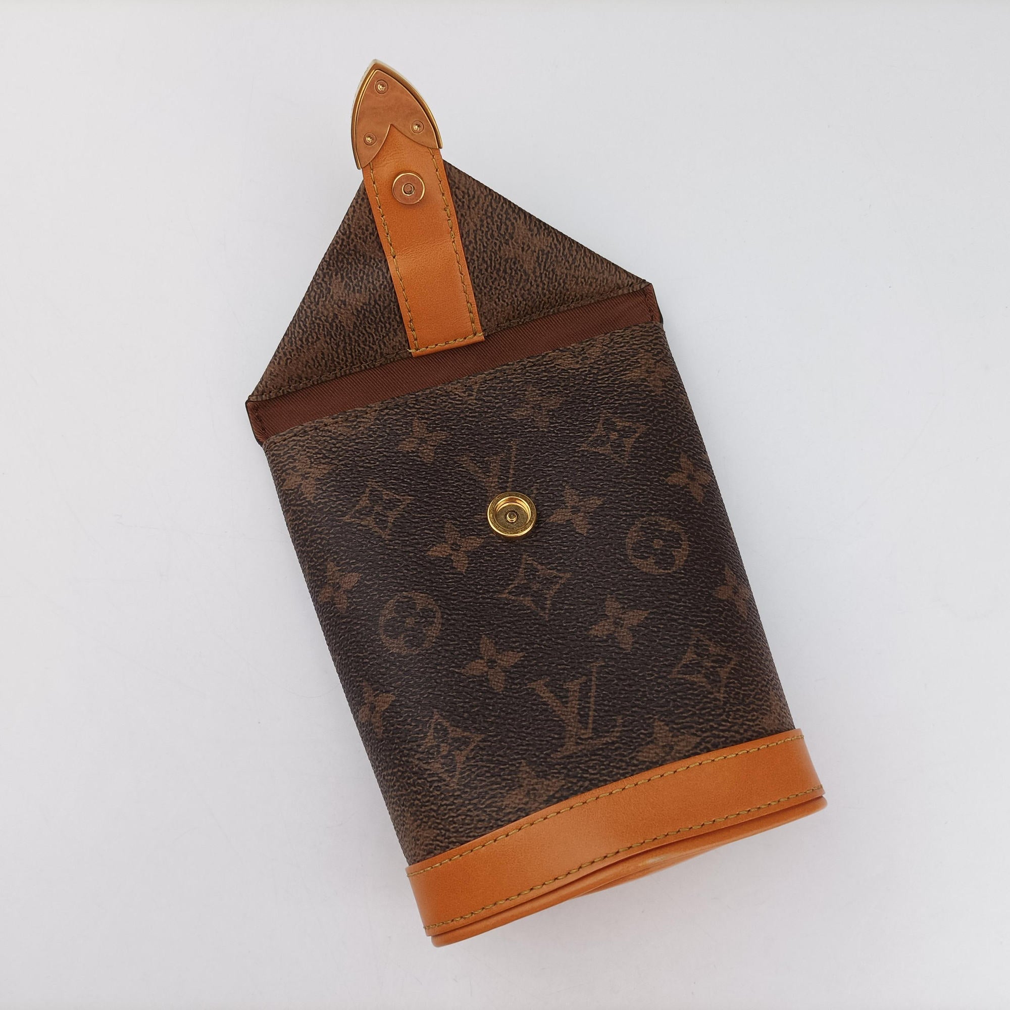 Envelope Pouch Brown Monogram Dust x Leather M11629 IC Chipエンベロップポーチ モノグラム/ブラウン モノグラムダスト x レザー M11629 ICチップ