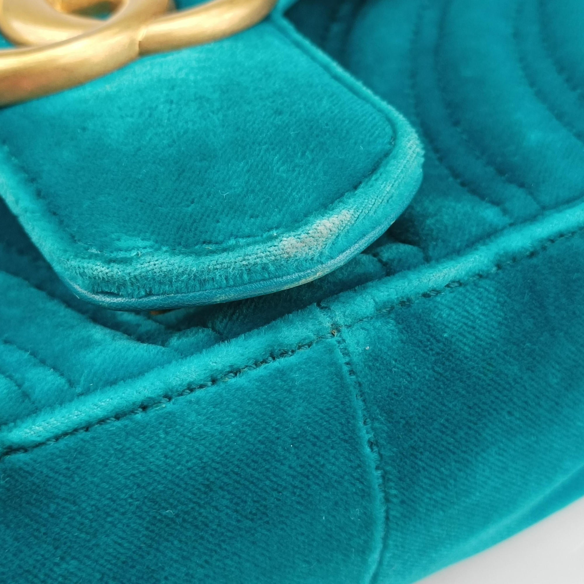 GG Marmont Blue velour 443497 A023704801GGマーモント ブルー ベロア 443497 A023704801