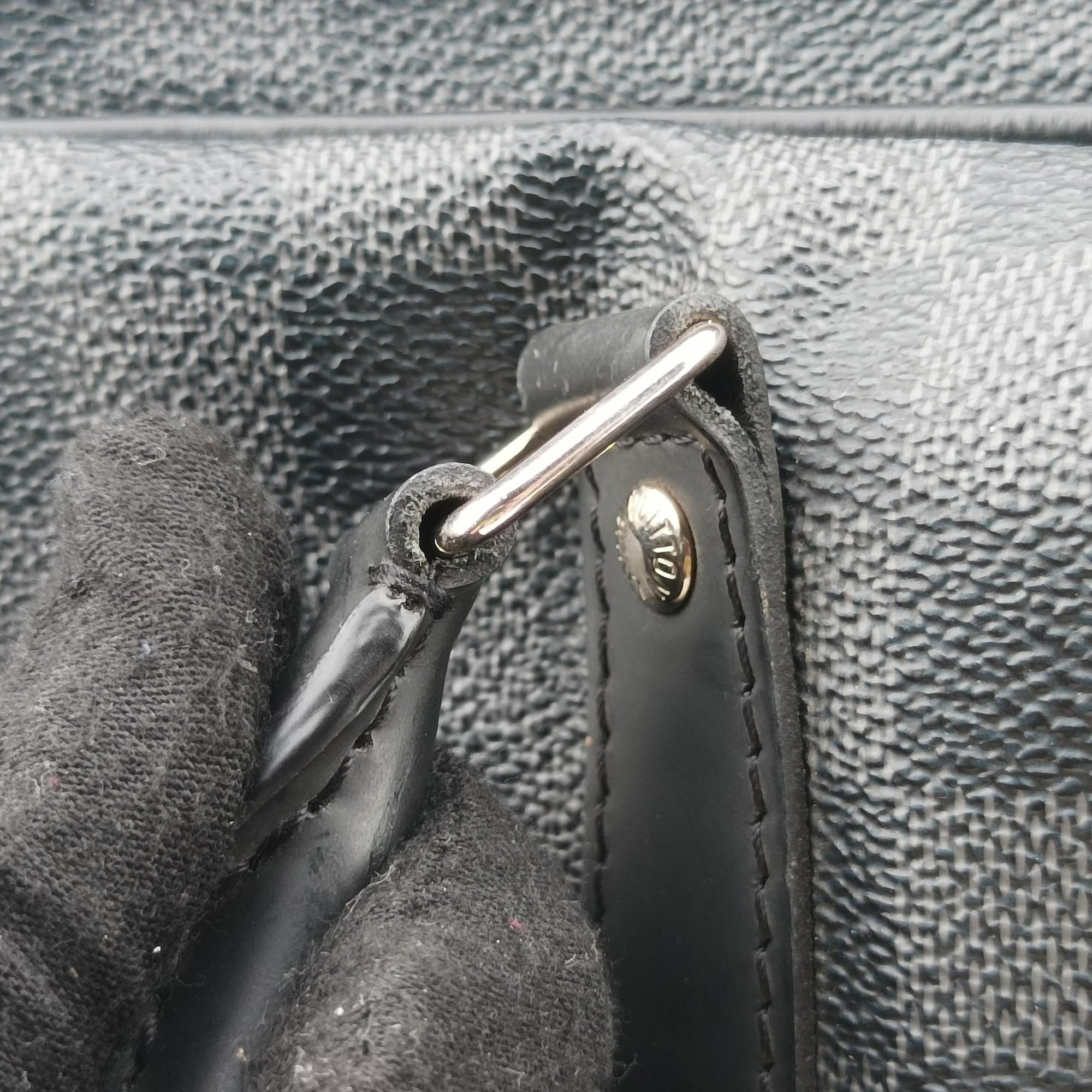 Porte Documents Voyage PM Noir Damier Graphite N41478 SR0186ポルト ドキュマン ヴォワヤージュ PM ノワール ダミエ グラフィット N41478 SR0186