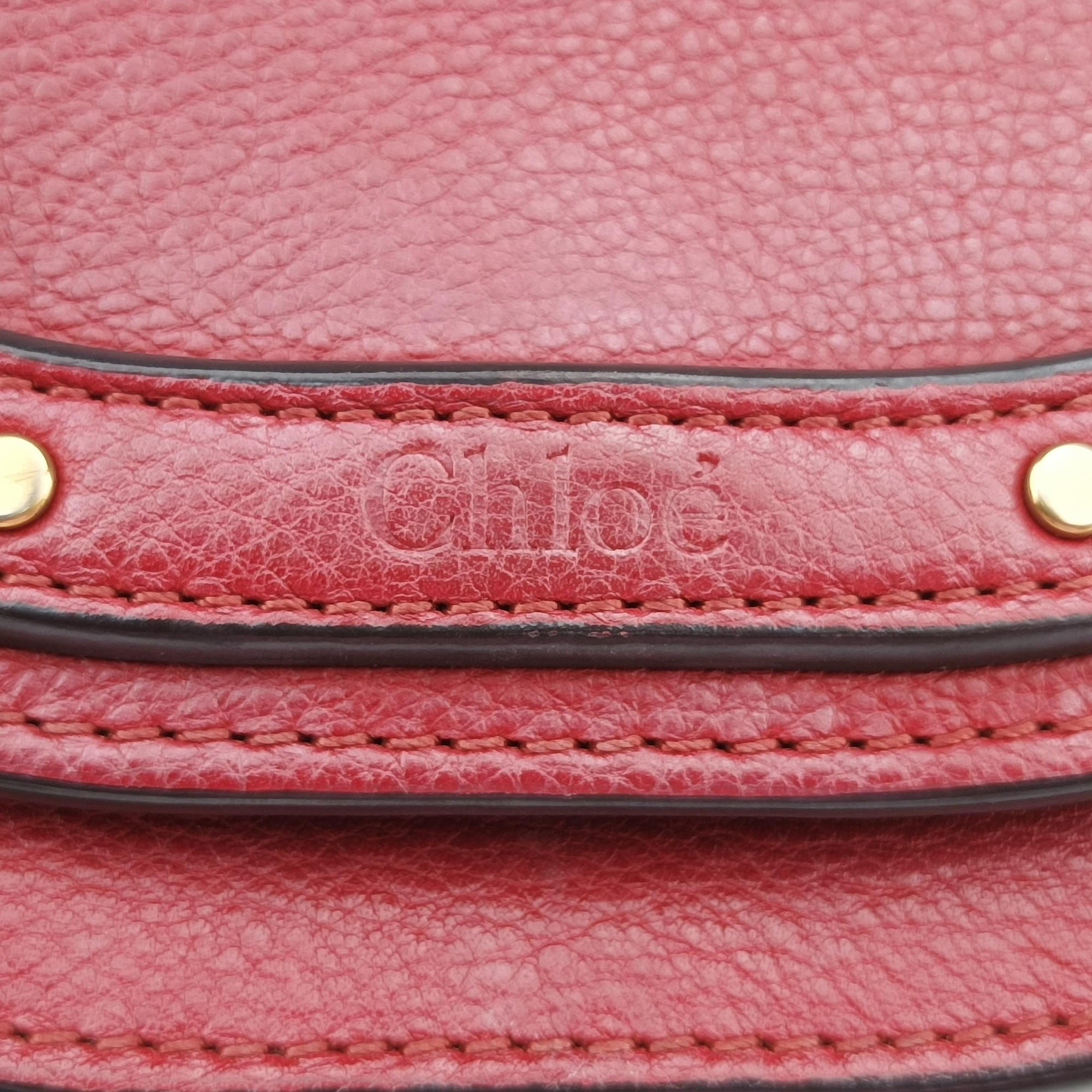 Nile Minaudiere Red Leather 02-18-99-65ナイル ミノディエール レッド レザー 02-18-99-65
