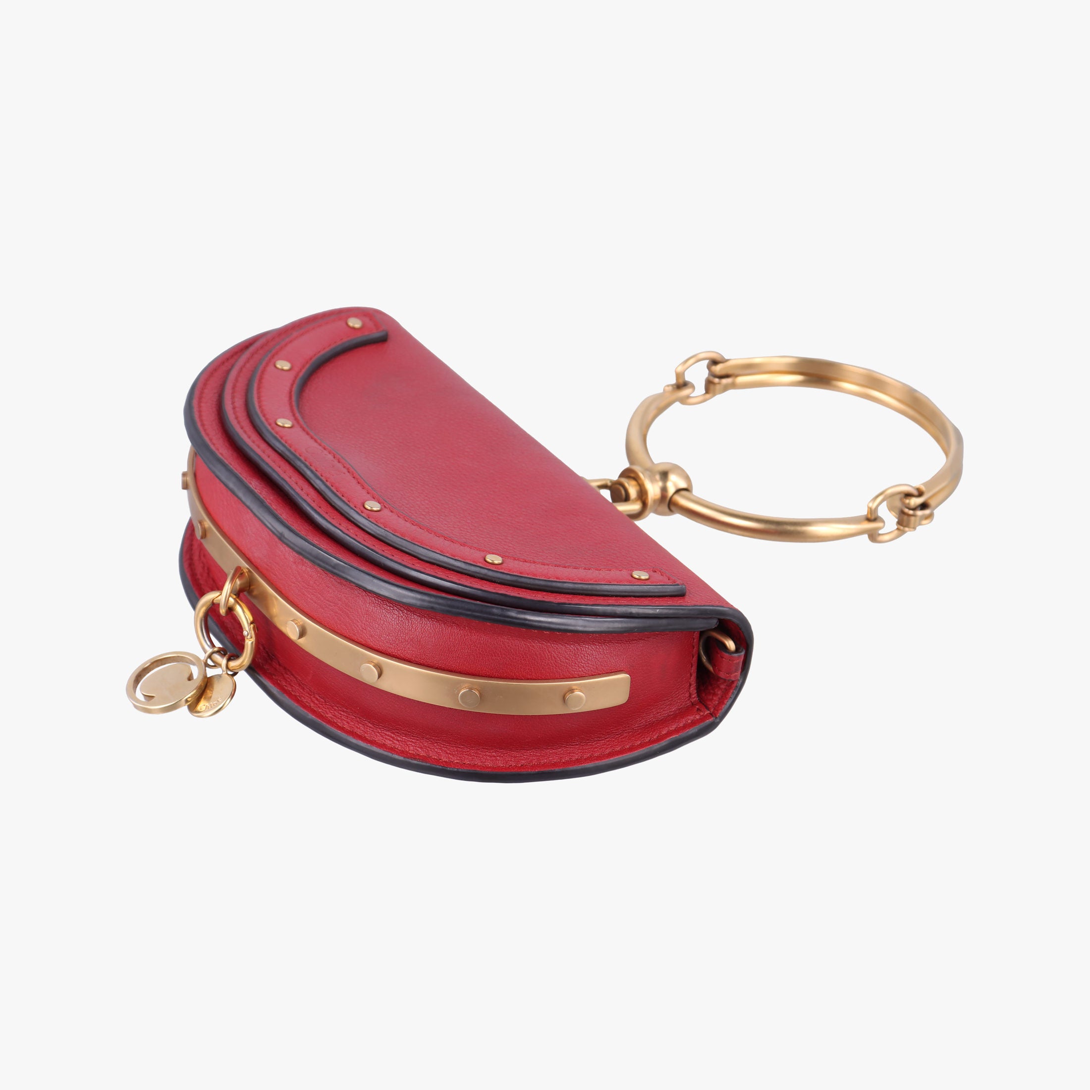 Nile Minaudiere Red Leather 02-18-99-65ナイル ミノディエール レッド レザー 02-18-99-65