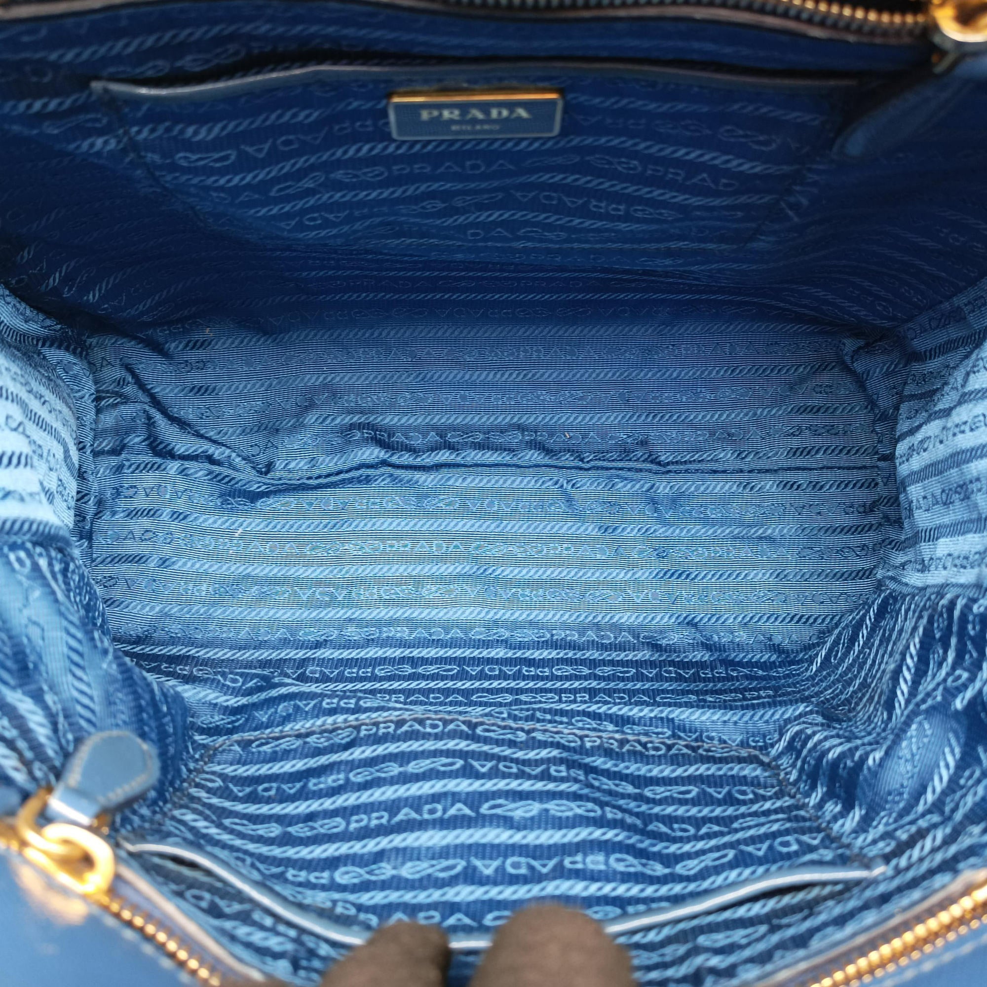 Parabole Tote Blue Patent BN2411 25パラボラトート ブルー パテント BN2411 25