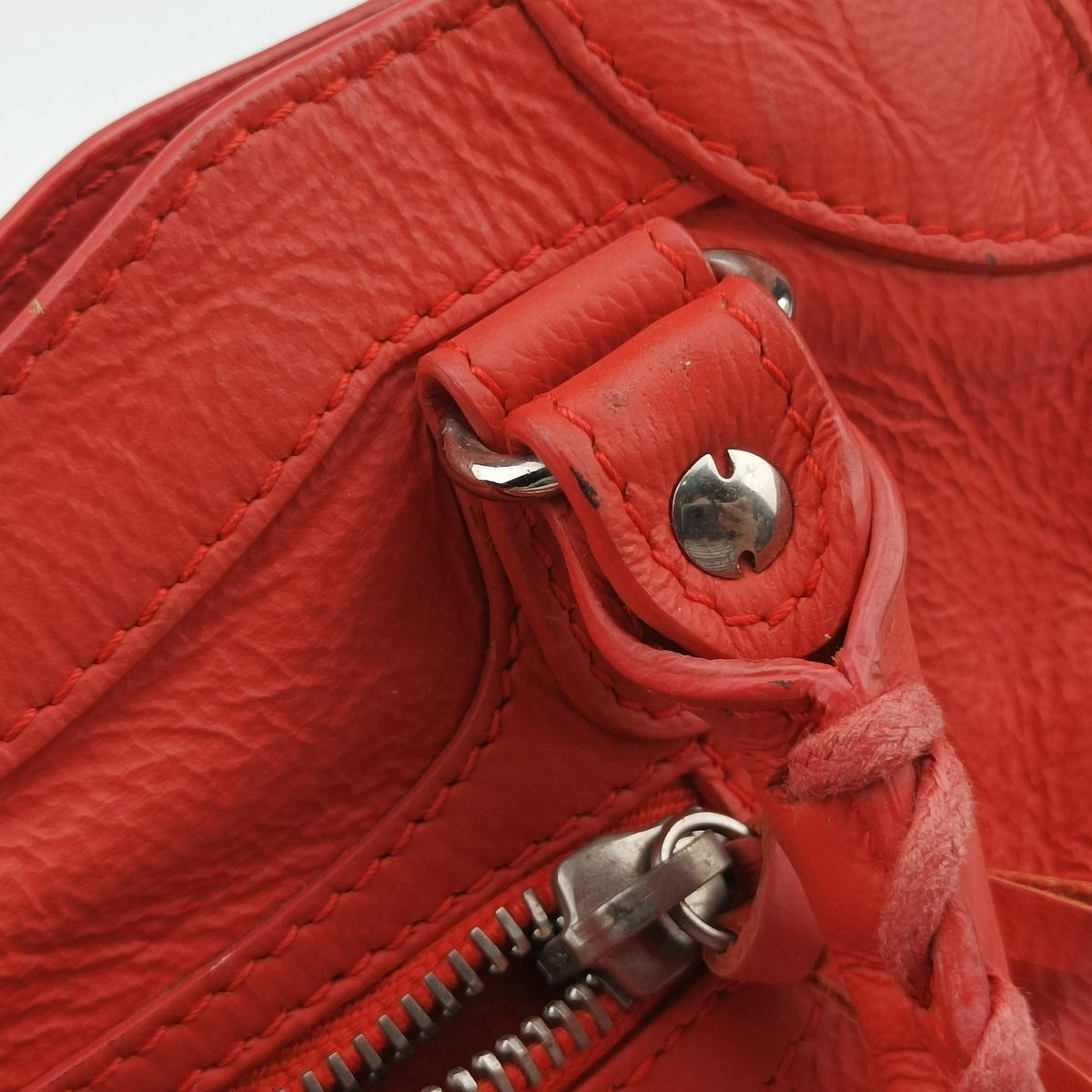 Electric Perforated Motorcycle City Orangered lambskin 300295.6565.H.528147エレクトリックペルフォレートモーターサイクルシティ オレンジレッド ラムスキン 300295.6565.H.528147