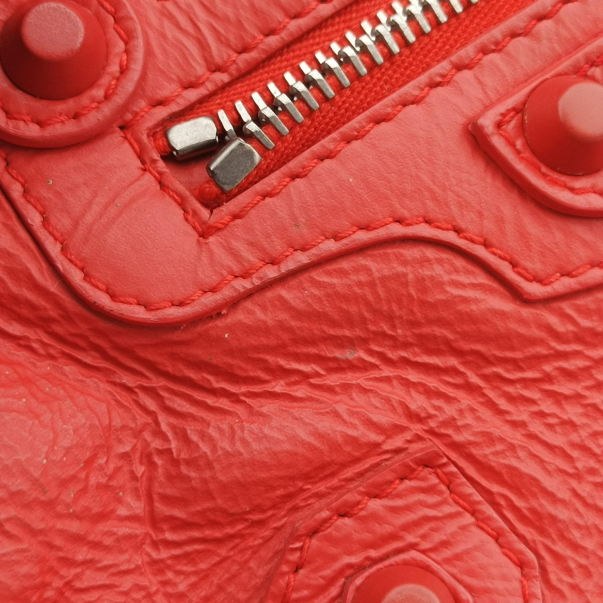Electric Perforated Motorcycle City Orangered lambskin 300295.6565.H.528147エレクトリックペルフォレートモーターサイクルシティ オレンジレッド ラムスキン 300295.6565.H.528147