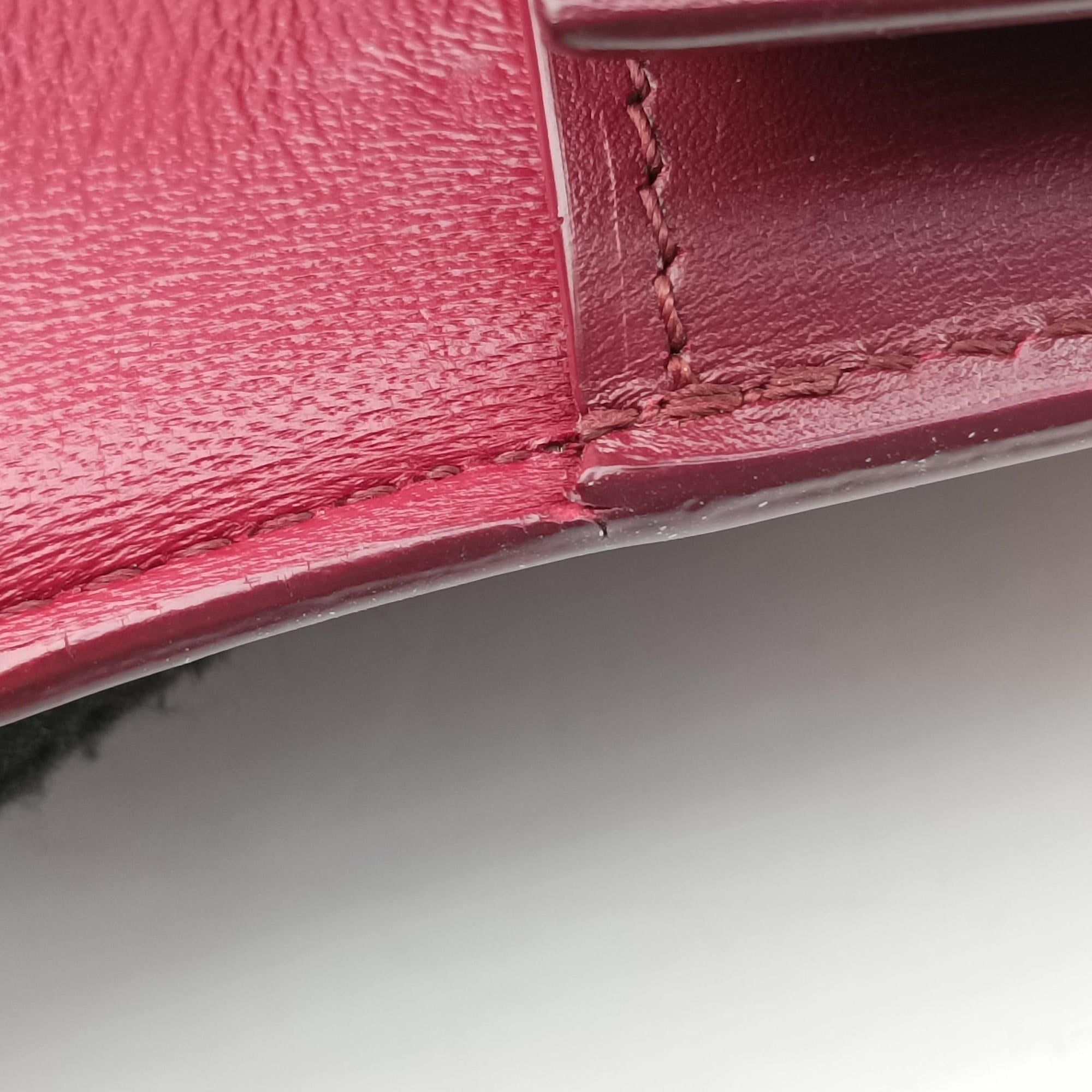 CLASSIC Burgundy Leather F-LA-2127クラシック スモール ワインレッド レザー F-LA-2127