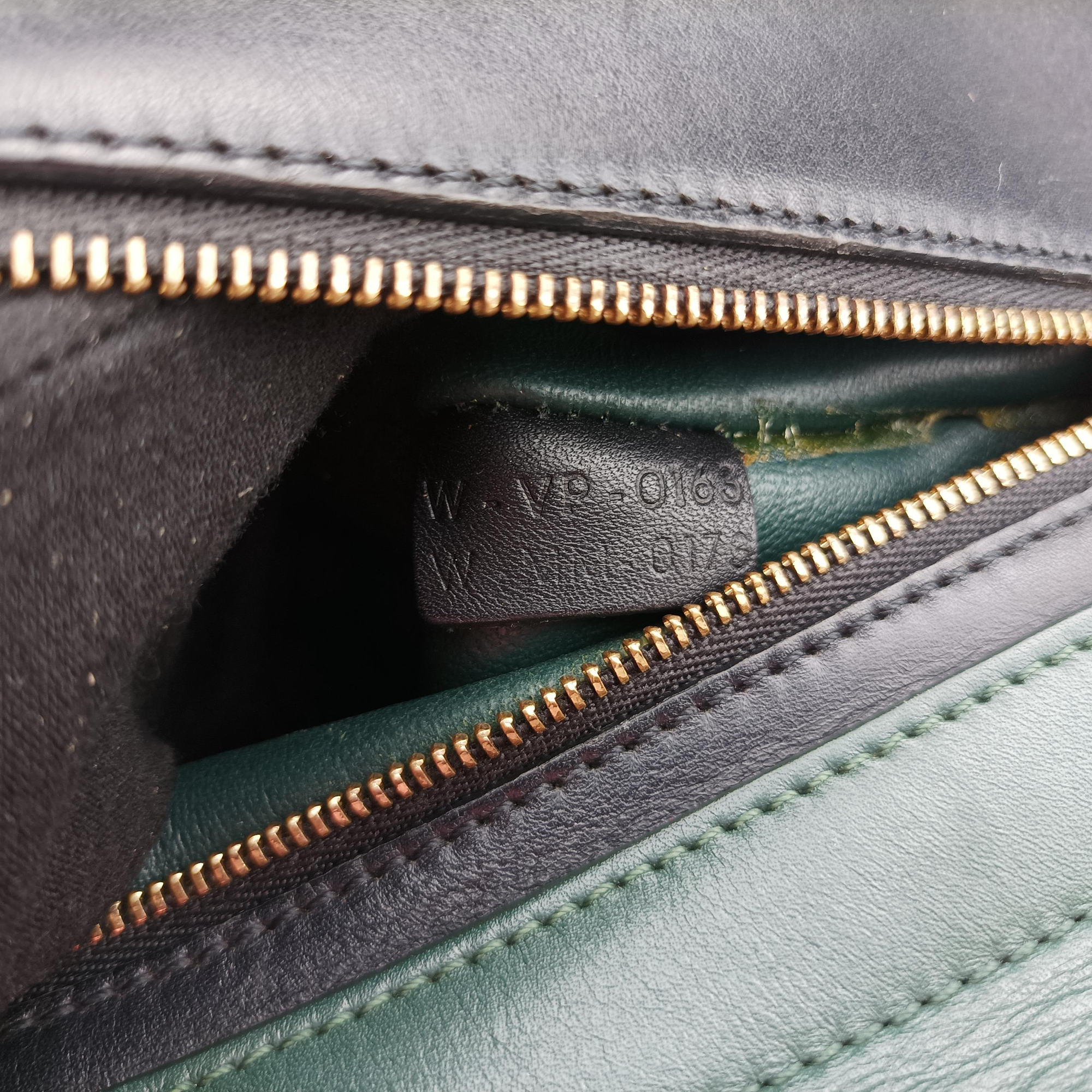 Trapeze Green×Black Leather W-VP-0136 W-MM-0173トラペーズ ミディアム グリーン×ブラック レザー W-VP-0136 W-MM-0173
