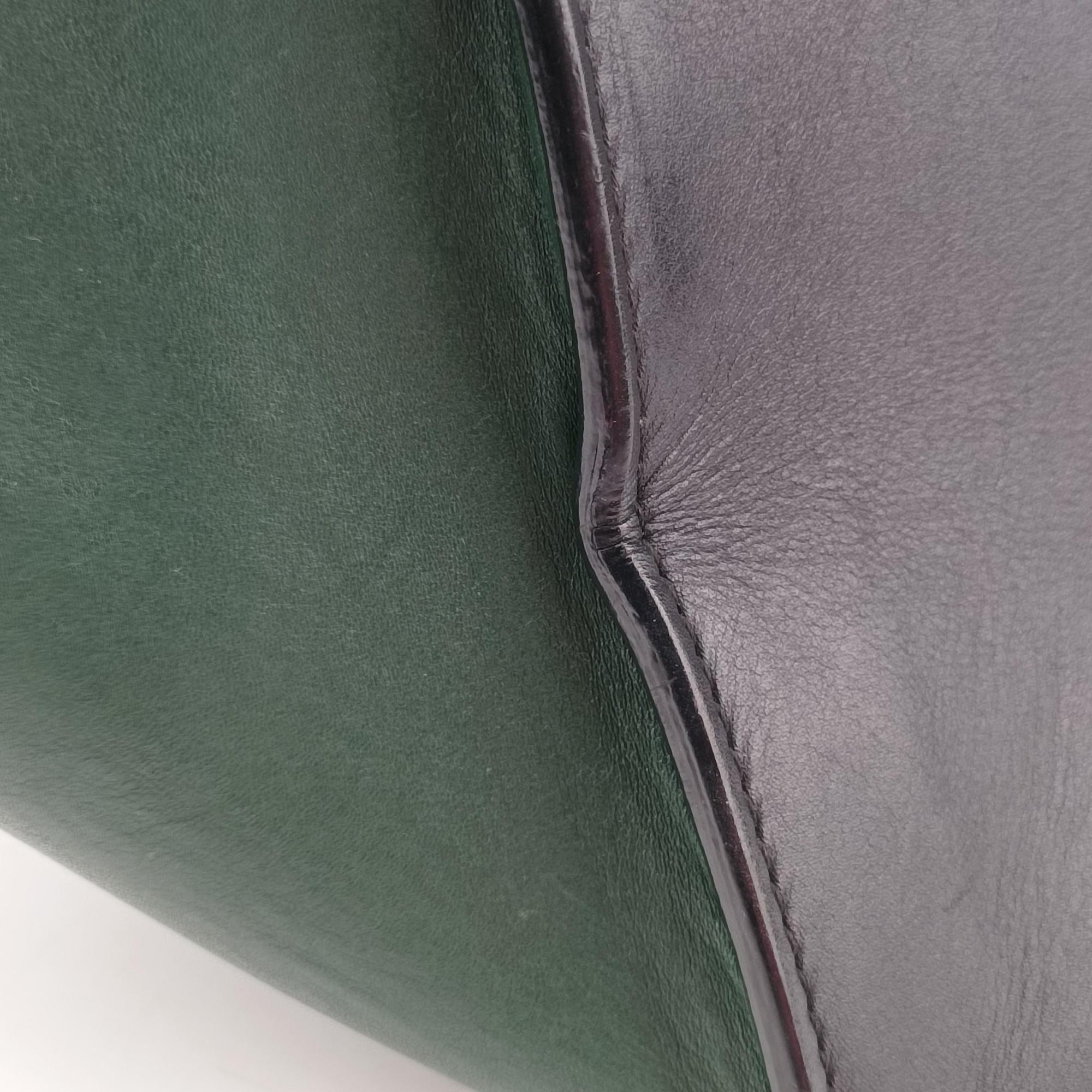 Trapeze Green×Black Leather W-VP-0136 W-MM-0173トラペーズ ミディアム グリーン×ブラック レザー W-VP-0136 W-MM-0173