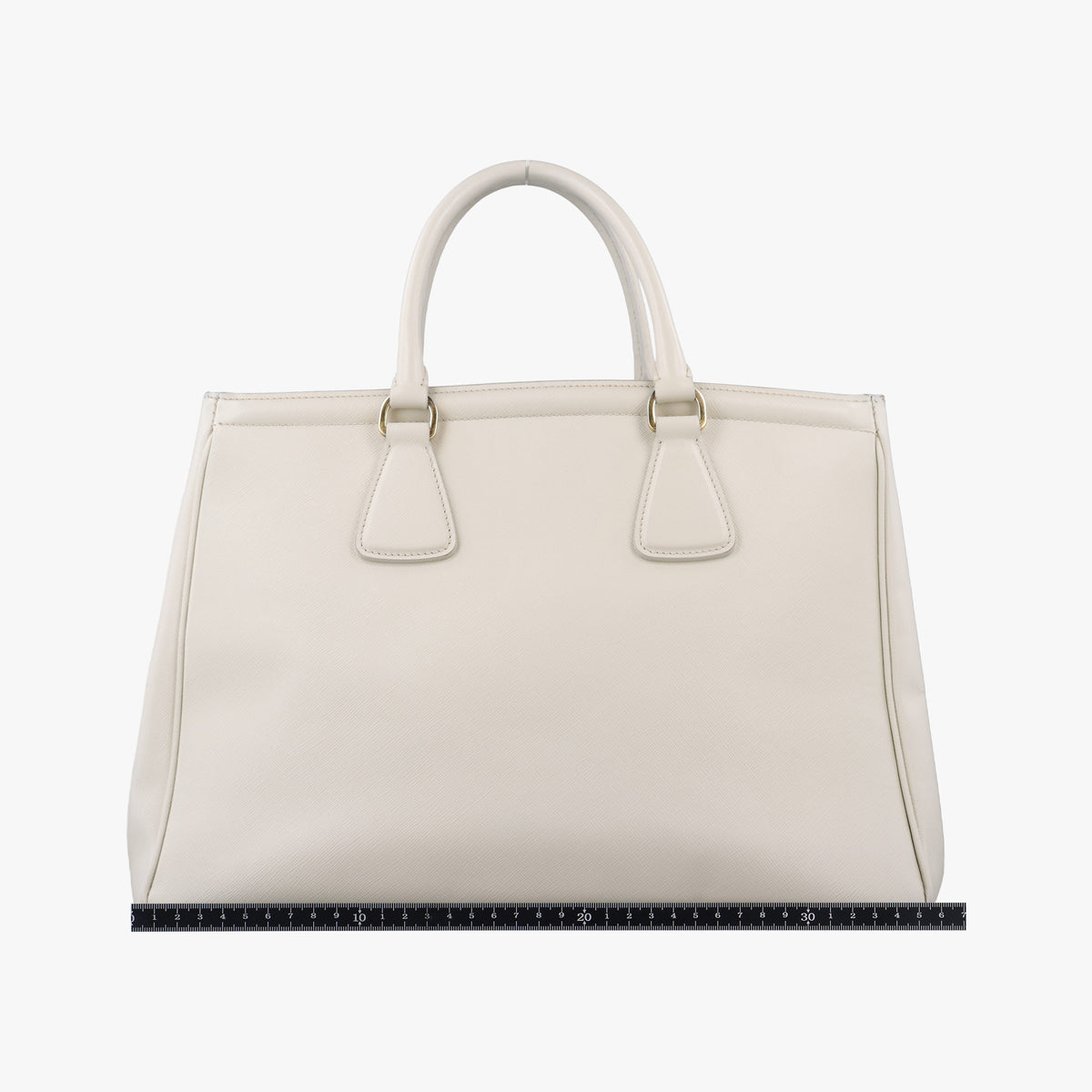 Parabole Tote White SAFFIANO Leather 25パラボラ トート ホワイト サフィアーノレザー 25