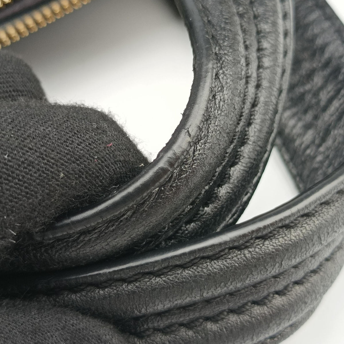 Pre-owned Givenchy Nightingale Black Lambskin shoulderbag | stylenewstar
