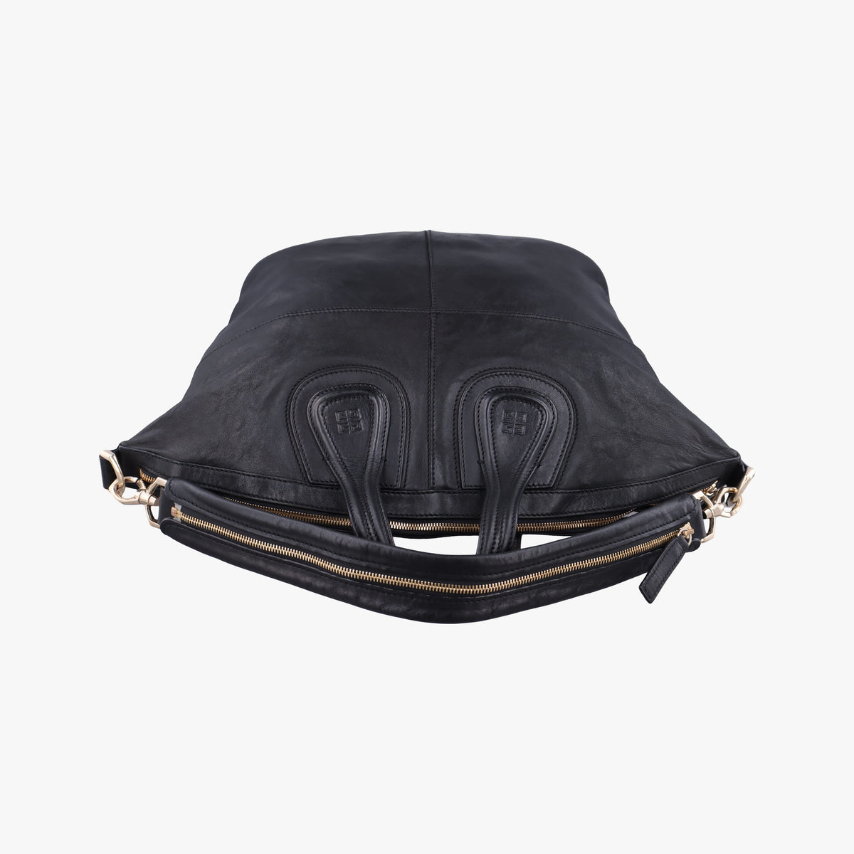 Pre-owned Givenchy Nightingale Black Lambskin shoulderbag | stylenewstar