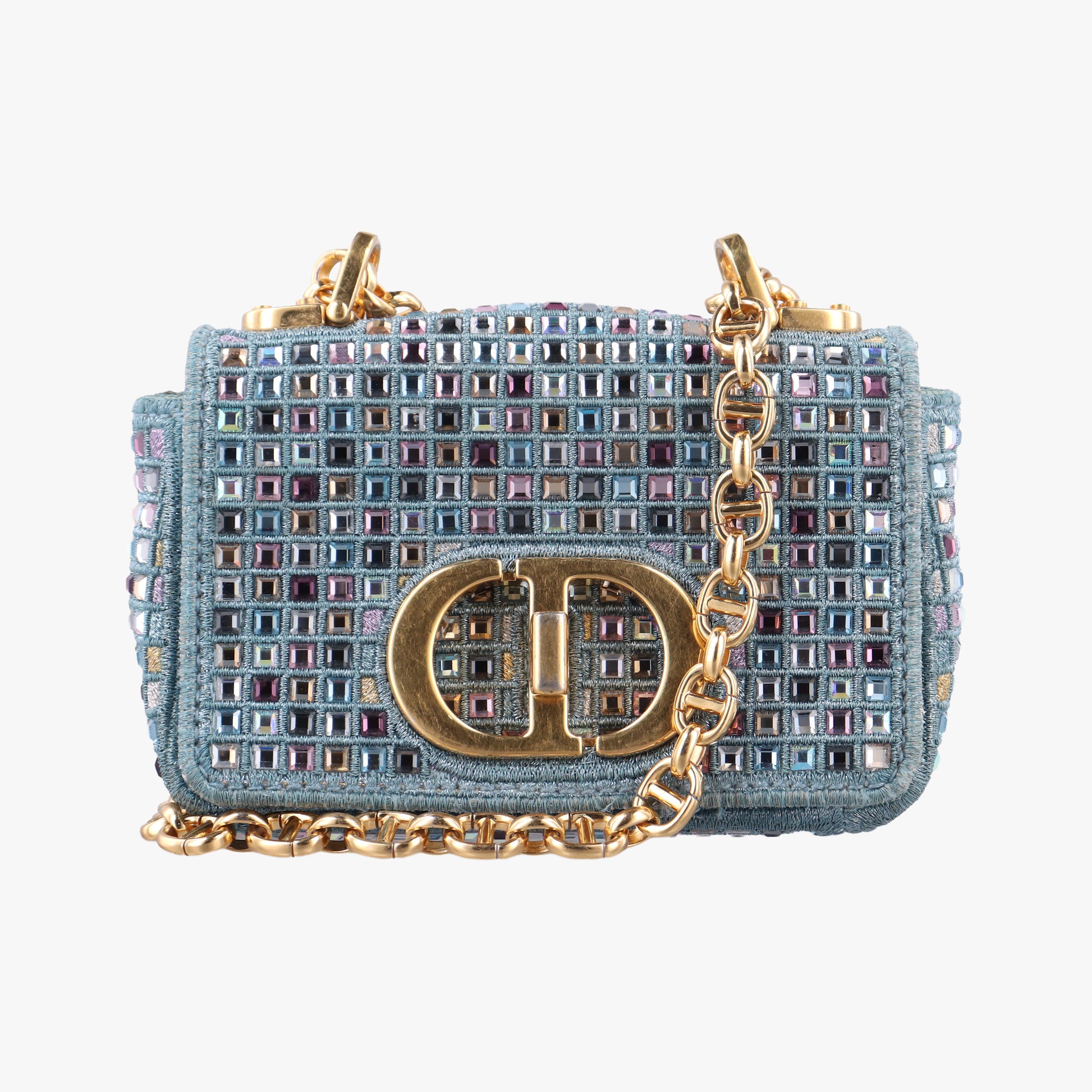Caro Strass Micro Blue Fabric × Strass 50-MA-0252カロ ストラス刺繍 マイクロ ブルー ファブリック × ストラス 50-MA-0252