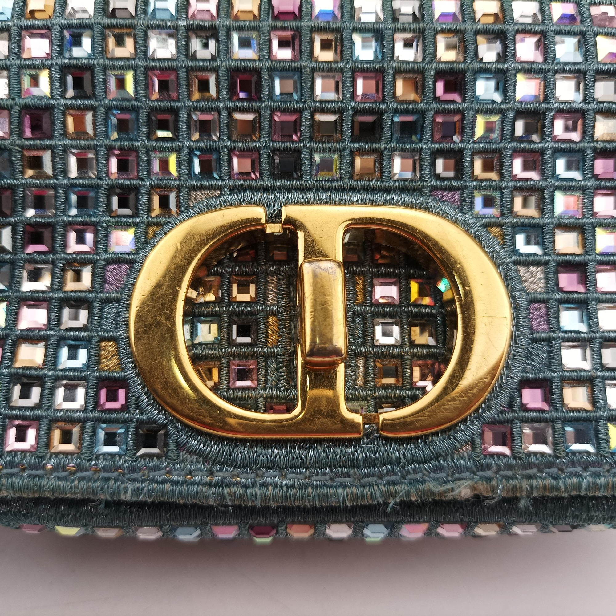 Caro Strass Micro Blue Fabric × Strass 50-MA-0252カロ ストラス刺繍 マイクロ ブルー ファブリック × ストラス 50-MA-0252