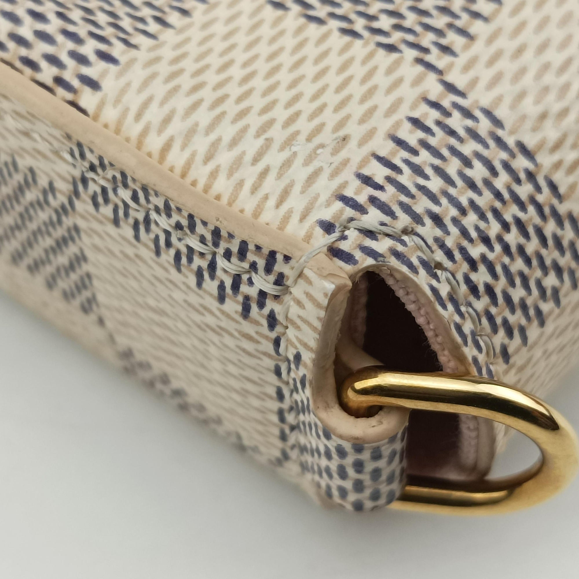 Pochette Felicie Azur Damier Canvas N63106 FH4270 IC Chipポシェットフェリシー アズール ダミエキャンバス N63106 FH4270 ICチップ