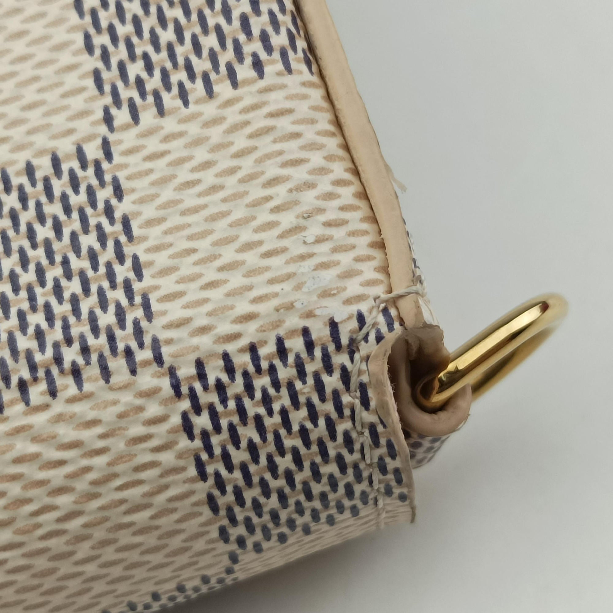 Pochette Felicie Azur Damier Canvas N63106 FH4270 IC Chipポシェットフェリシー アズール ダミエキャンバス N63106 FH4270 ICチップ