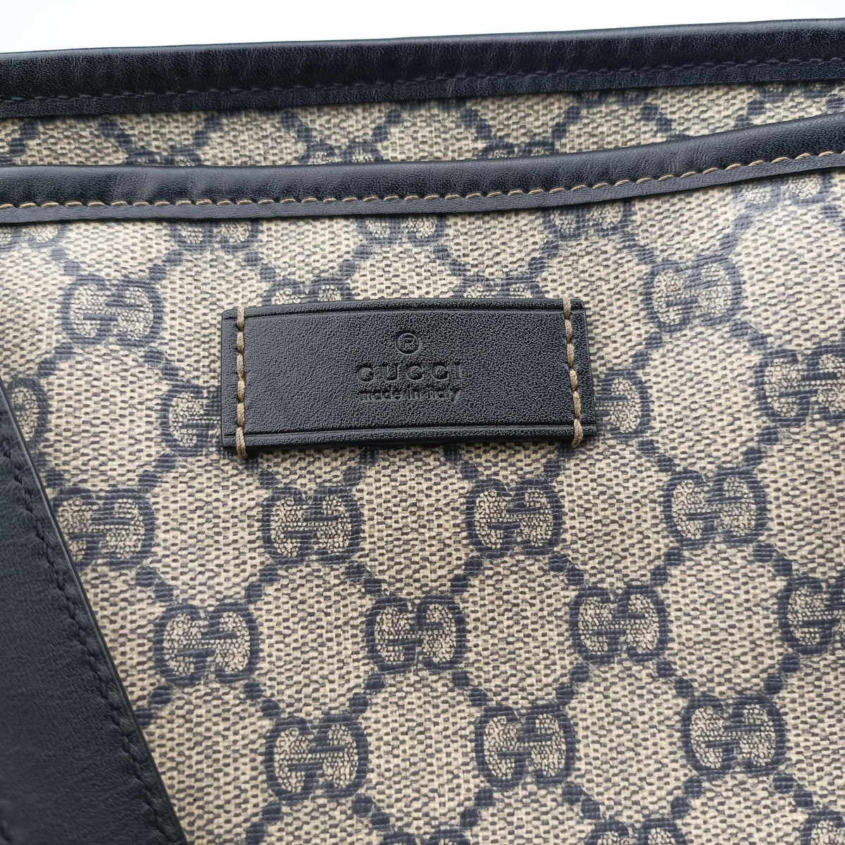 MicroGuccissima Navy PVC coated canvas 211137 H011865593マイクログッチシマ ブルーブラック PVCコーティングキャンバス 211137 H011865593