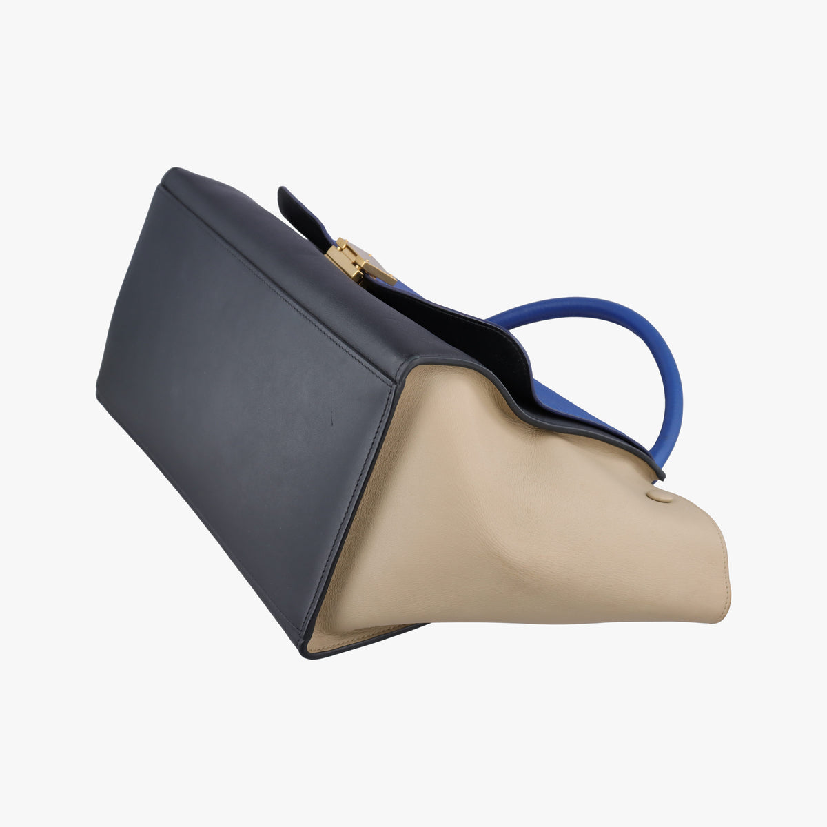 Trapèze Beige×blue×black Leather S-AT-4114 S-CU-5104トラペーズ ベージ×ブルー×ブラック レザー S-AT-4114 S-CU-5104