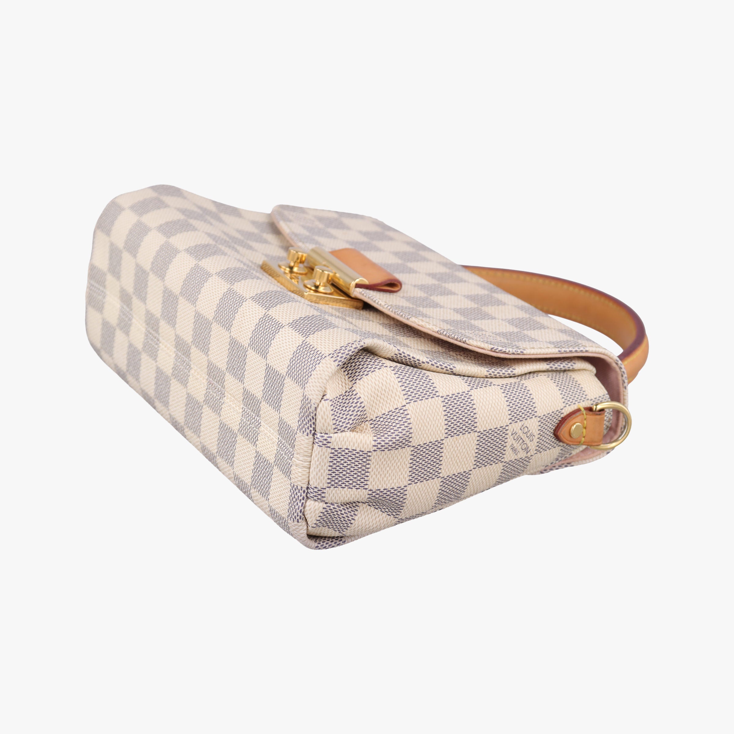 Secondhand Louis Vuitton CROISETTE Azur Damier Canvas N41581 shoulderbag | stylenewstar