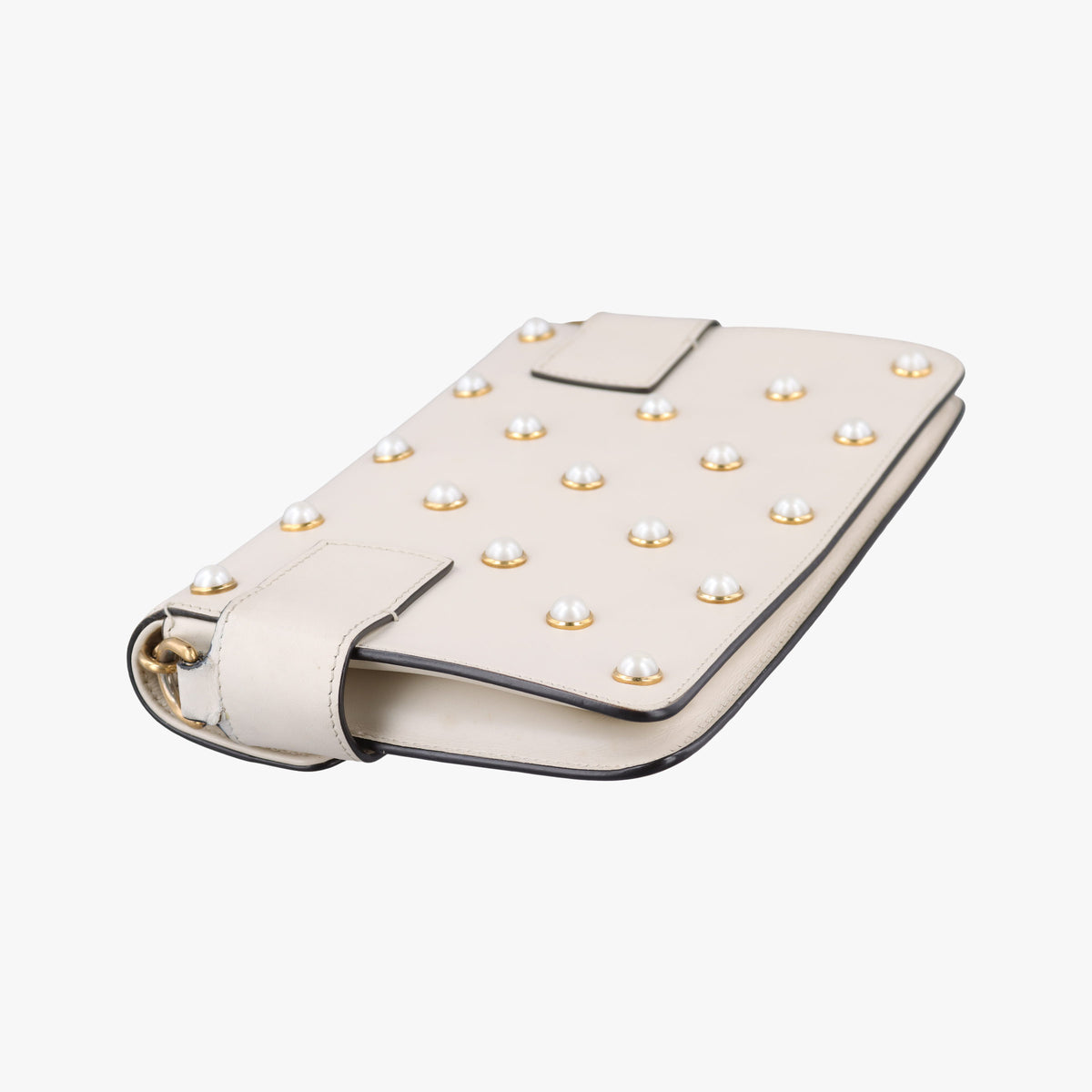 Broadway Pearl Bee White Leather 453778 F022617883ブロードウェイ パール ビー ホワイト レザー 453778 F022617883