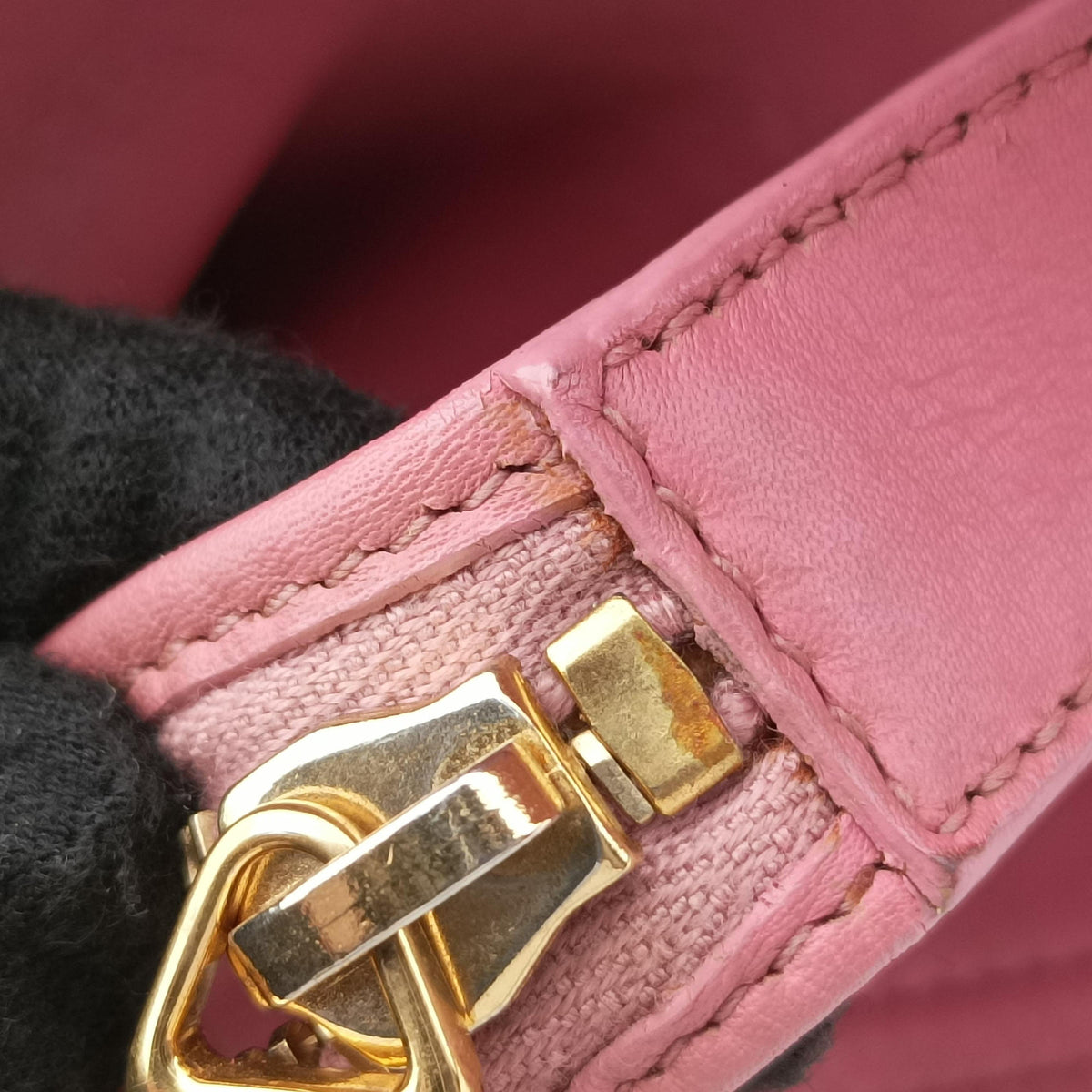 Pre-owned Yves Saint Laurent Y Ligne Petit Cabas Pink Leather 311210 shoulderbag | stylenewstar