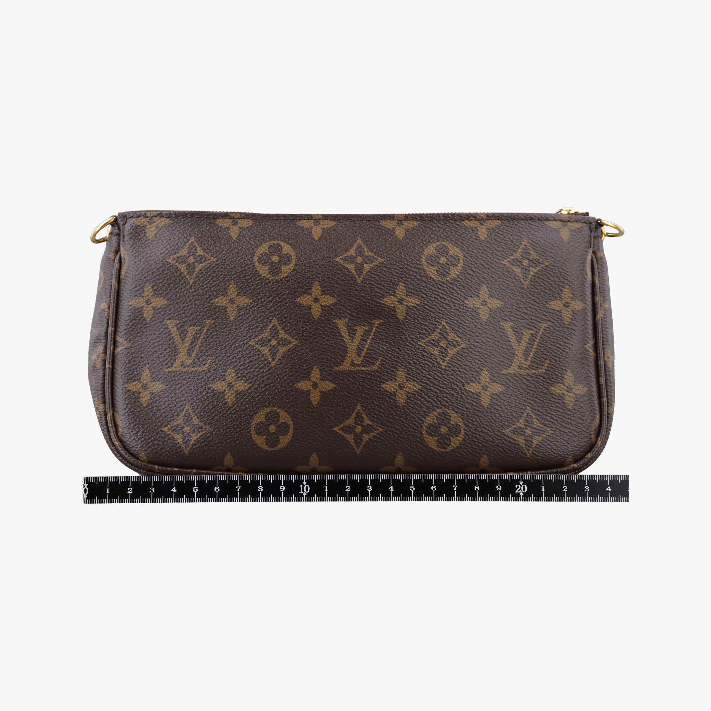 MULTI POCHETTE ACCESSOIRES MARRON×Khaki Monogram Canvas M44840 IC Chipミュルティポシェットアクセソワール マロン×カーキ モノグラムキャンバス M44840 ICチップ