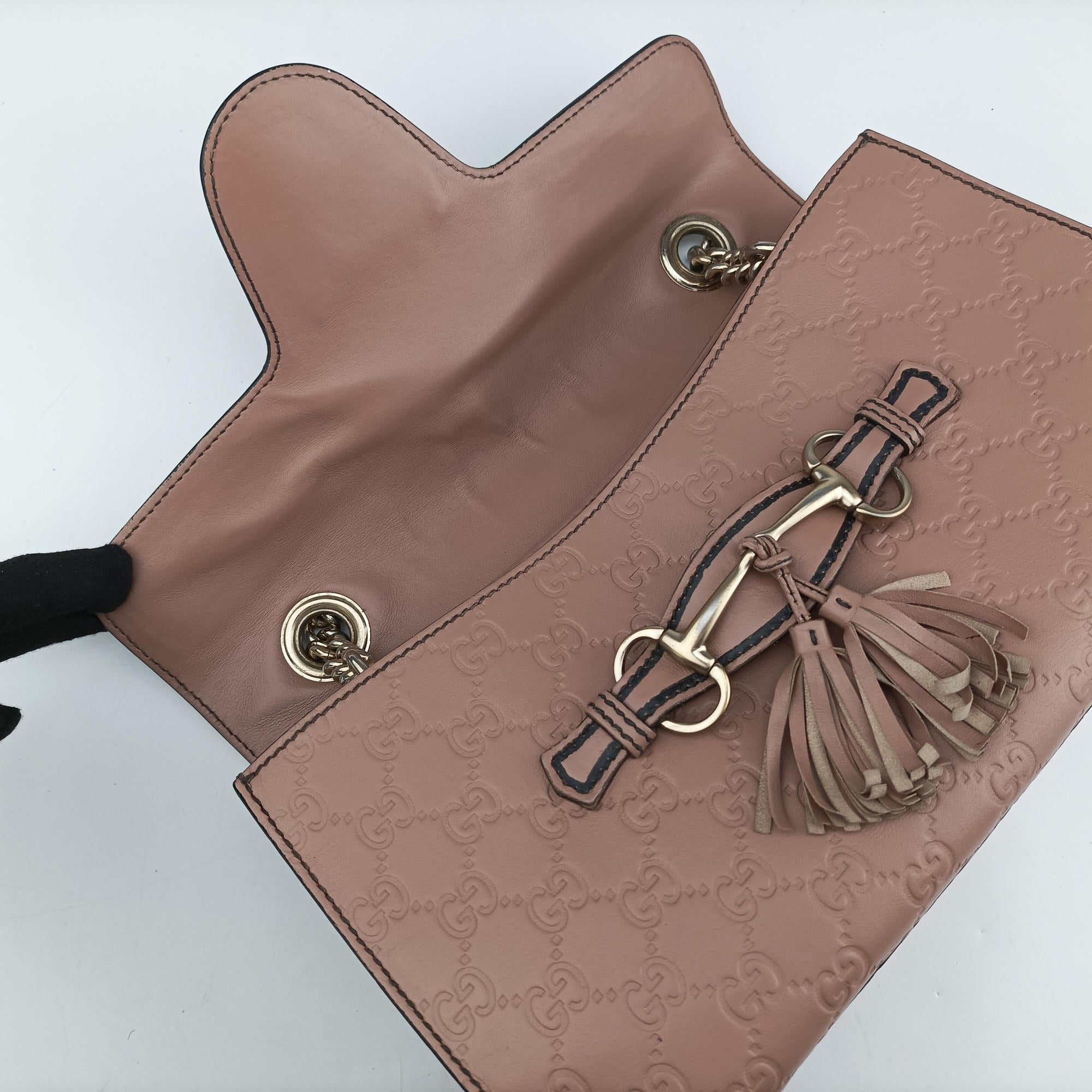 Emily Beige Leather 295402 Lot number unknownエミリー ベージュ レザー 295402 製番不明