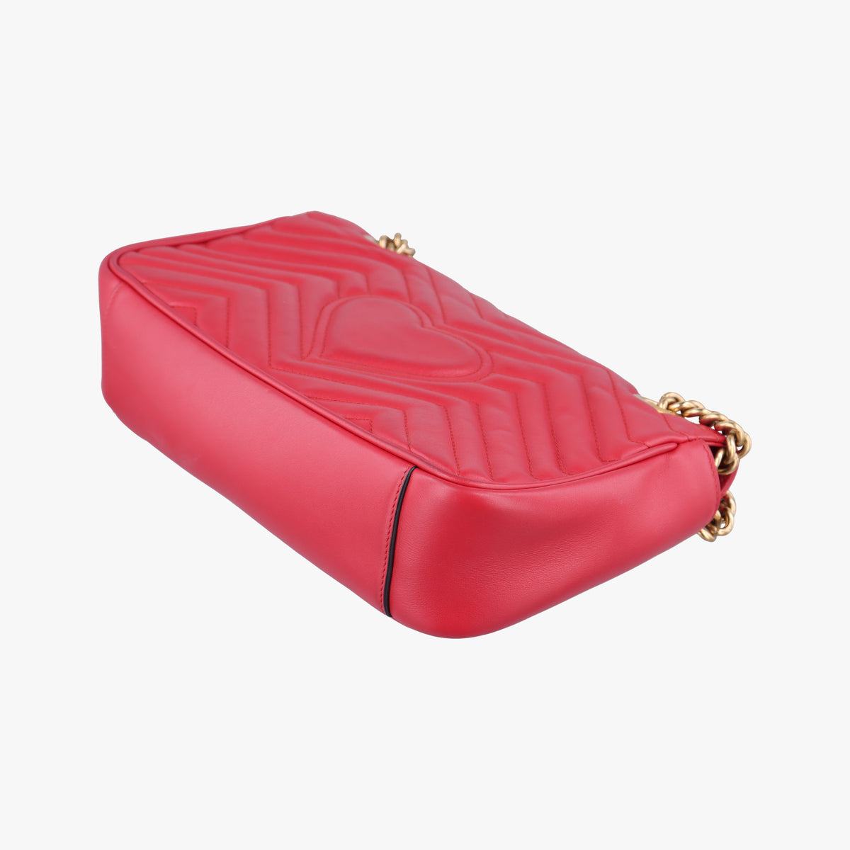 Vintage Gucci GG Marmont Red Leather 443497 shoulderbag | stylenewstar