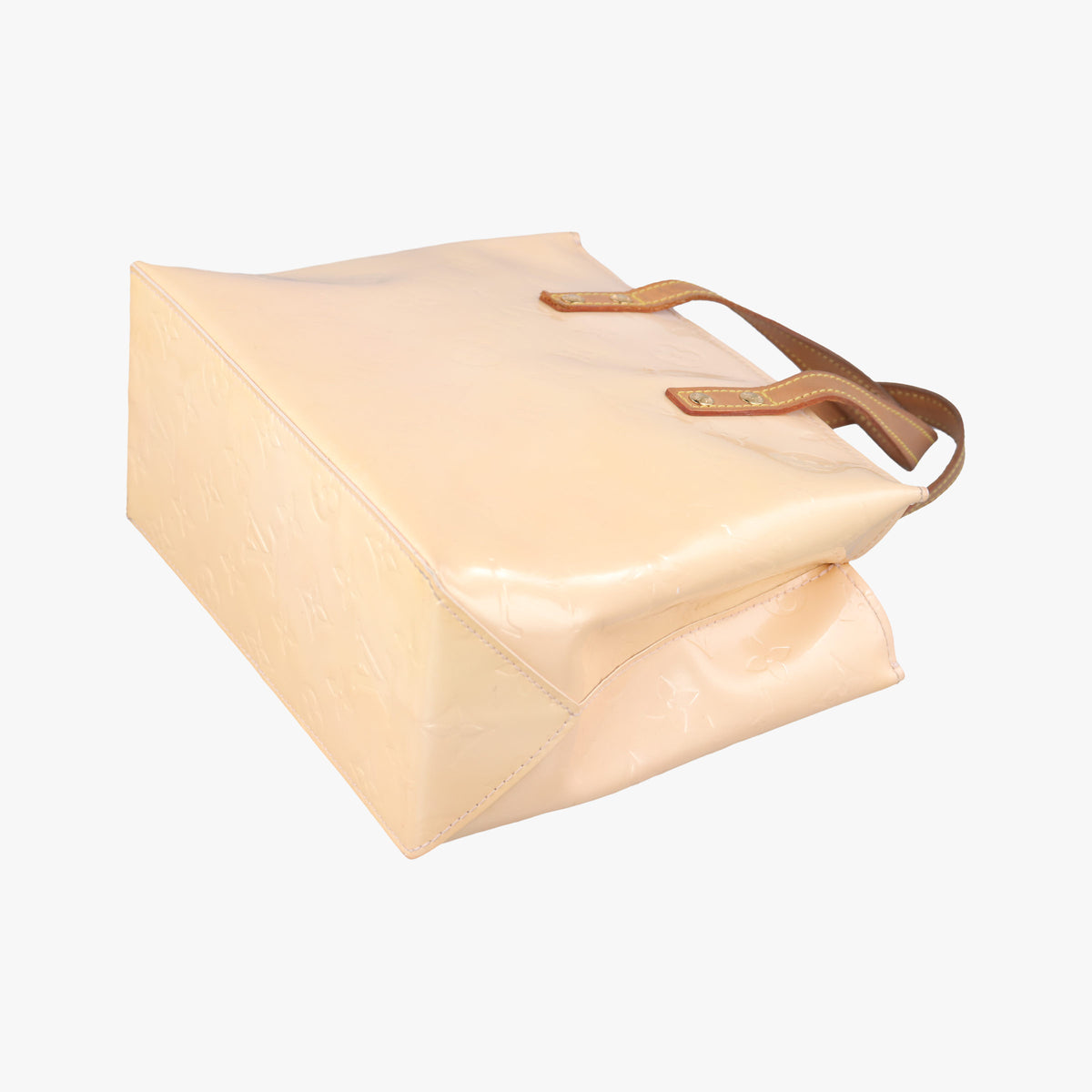 Secondhand Louis Vuitton Reade PM Beige Vernis M91144 handbag | stylenewstar