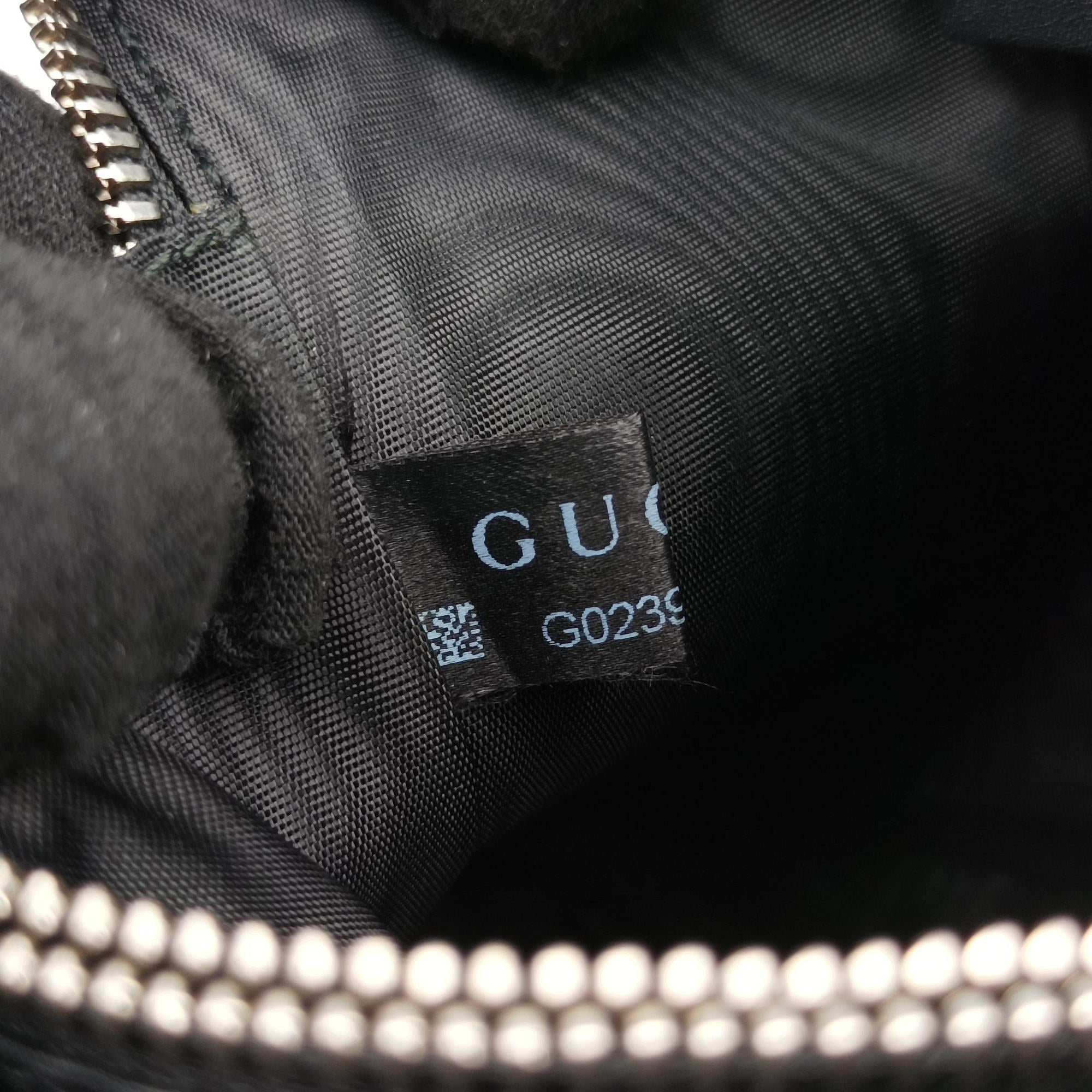 SEGA collaboration GUCCY print Black Leather 511189 G023947496セガ コラボ GUCCYプリント ブラック レザー 511189 G023947496