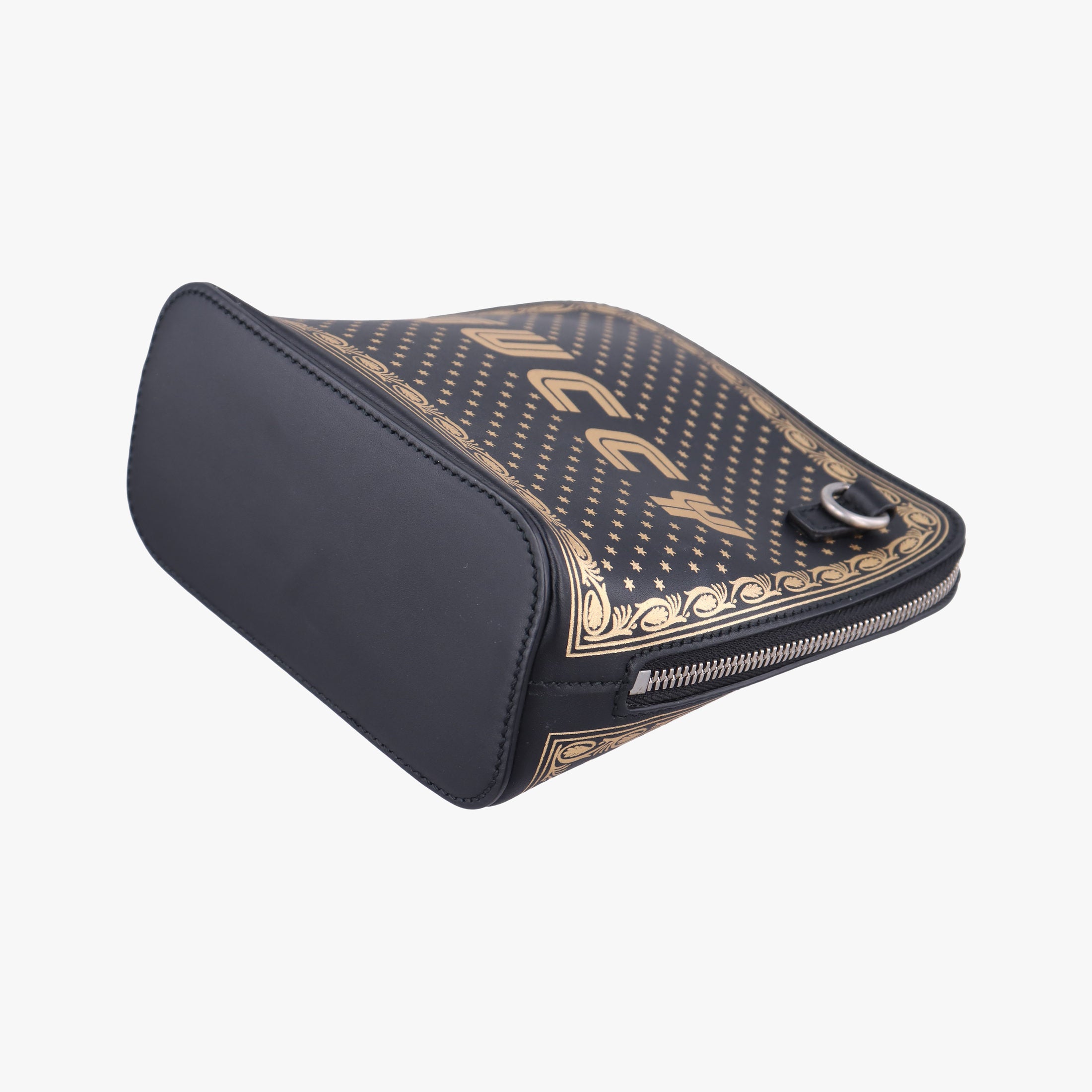 SEGA collaboration GUCCY print Black Leather 511189 G023947496セガ コラボ GUCCYプリント ブラック レザー 511189 G023947496
