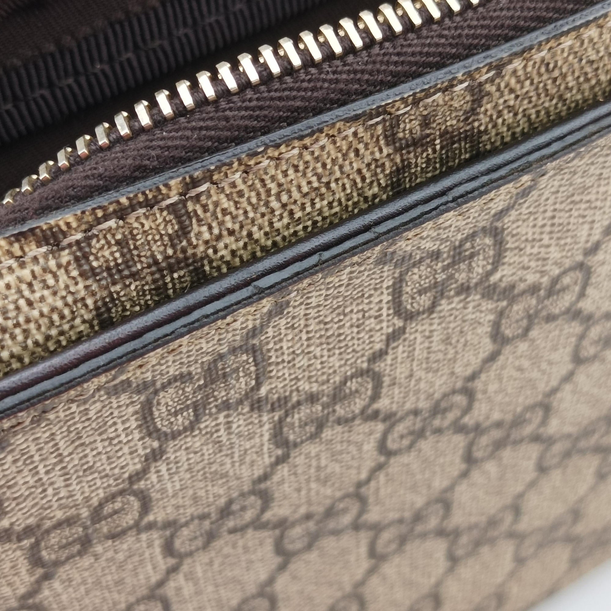 GG Supreme Beige x Brown PVC coated canvas 201755 GG スプリーム ベージュxブラウン PVCコーティングキャンバス 201755