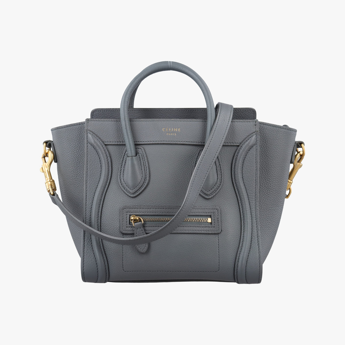 luggage nano shopper Grey Leather U-CU-0127ラゲージナノショッパー グレー レザー U-CU-0127