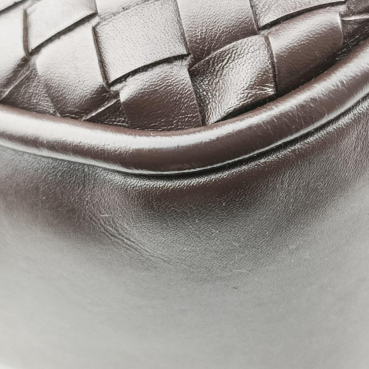 Intrecciato Brown Lambskin B00613113Sイントレチャート ブラウン ラムスキン B00613113S