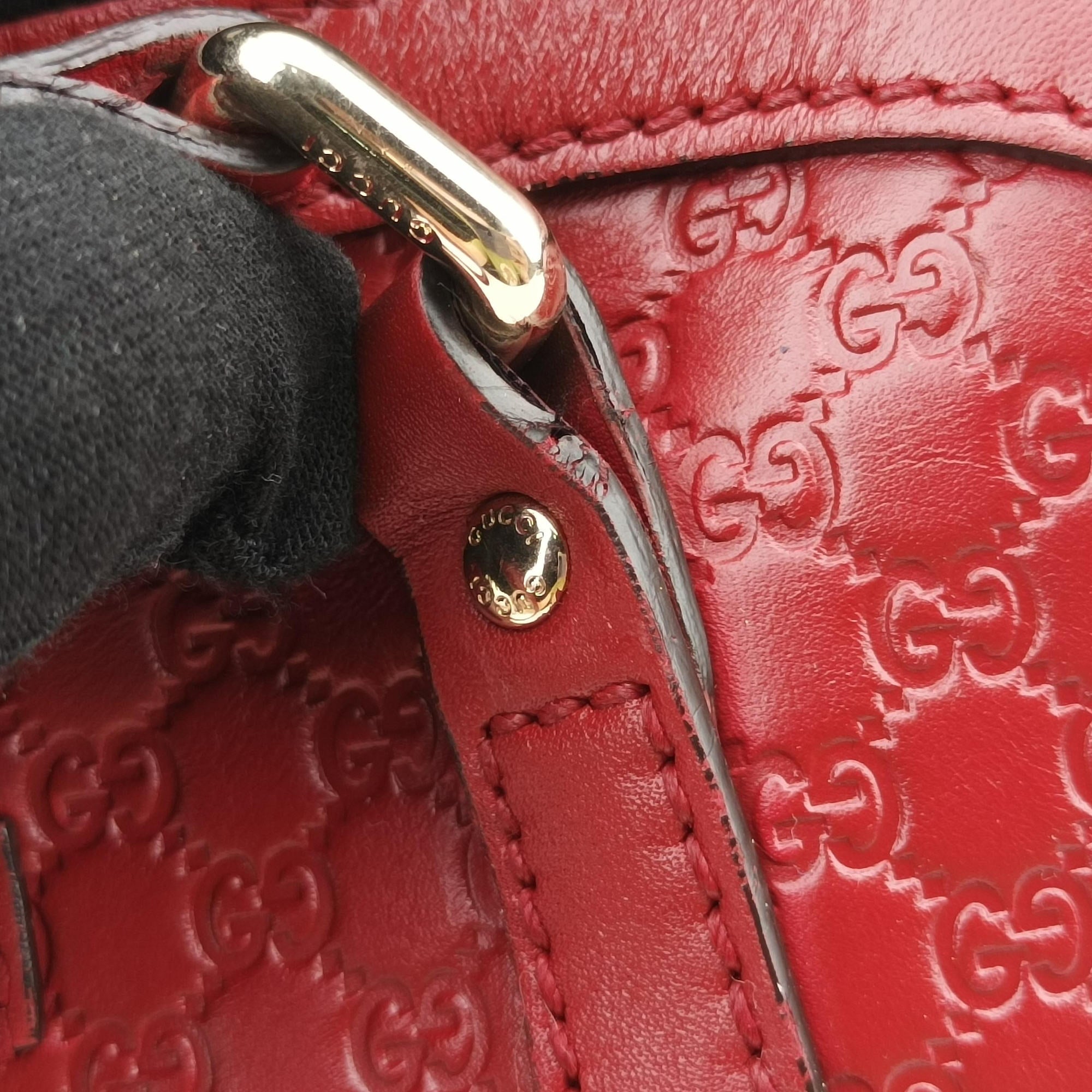 Microguccissima Red Leather 449654 I027483314マイクログッチシマ レッド レザー 449654 I027483314