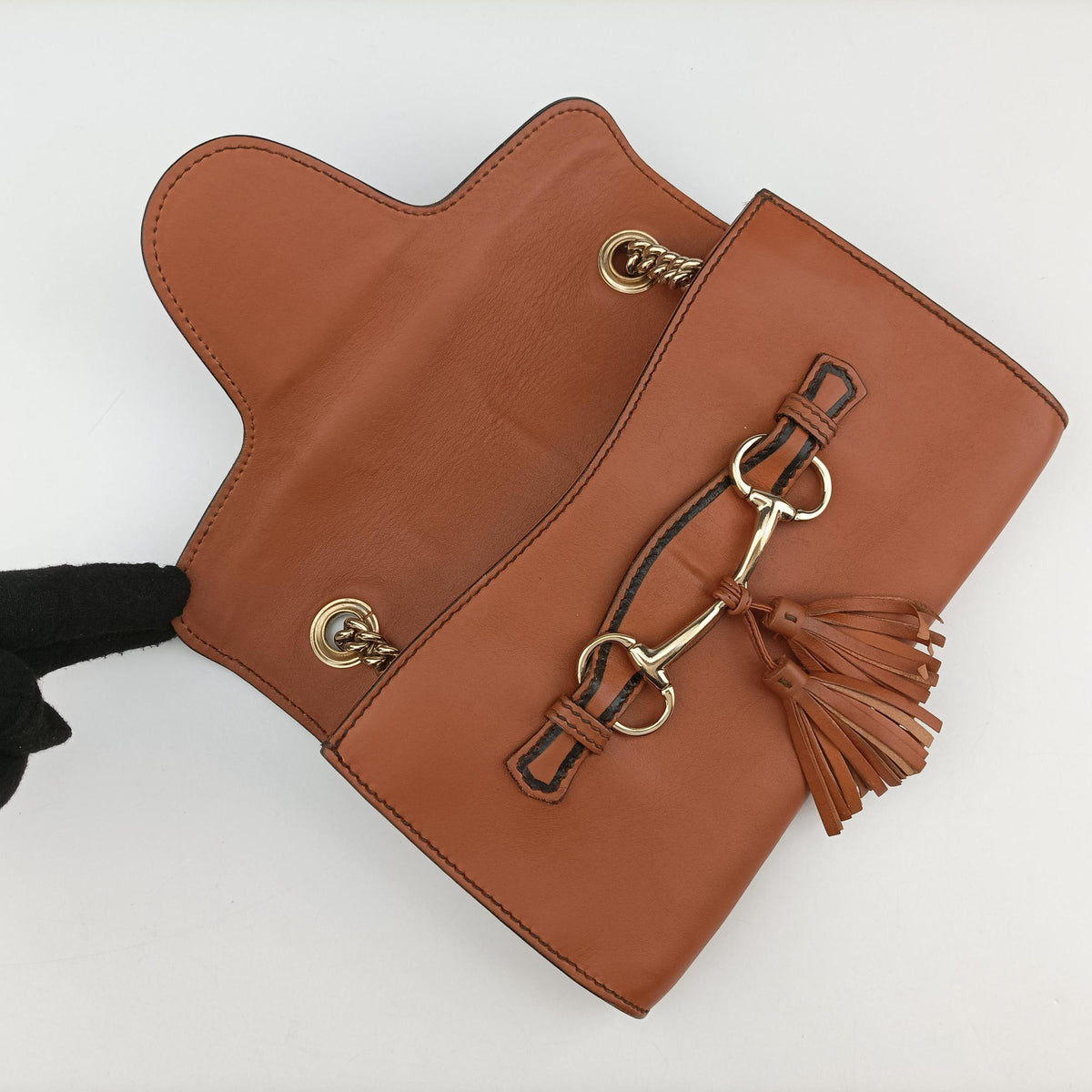 Emily Camel Leather 283063 F011110377エミリー キャメル レザー 283063 F011110377