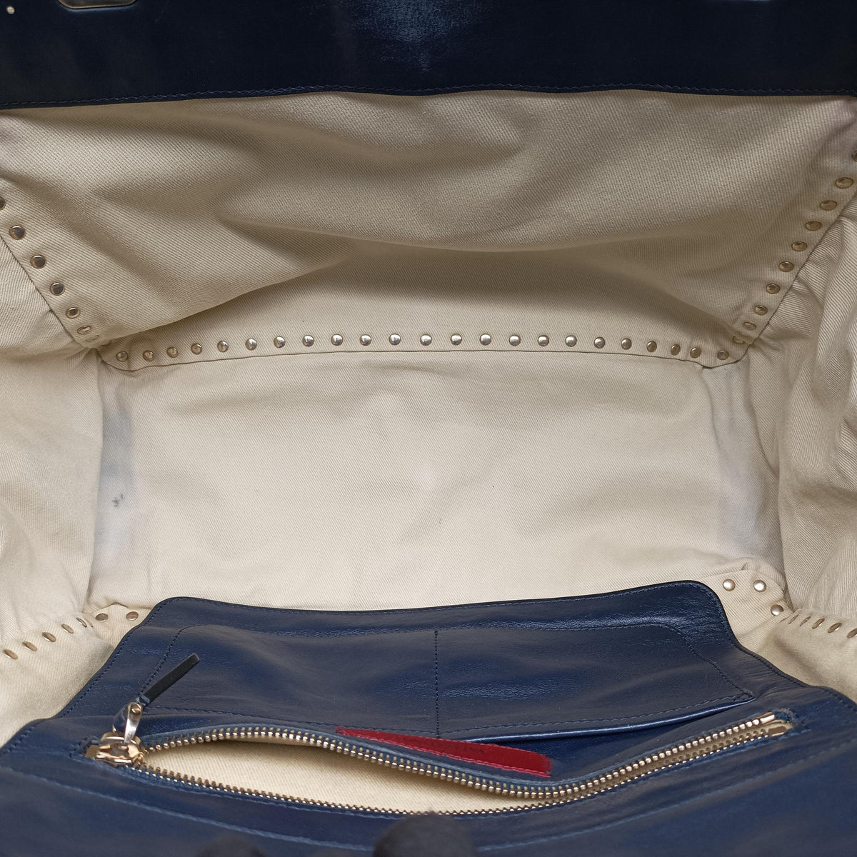 Rockstud Blue Leather Lot number unknownロックスタッズ ブルー レザー 製番不明