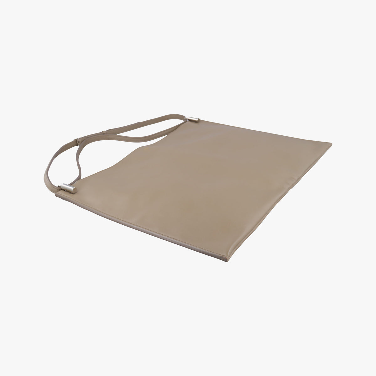 Pre-owned Celine Fortune cookie khaki Leather shoulderbag | stylenewstar