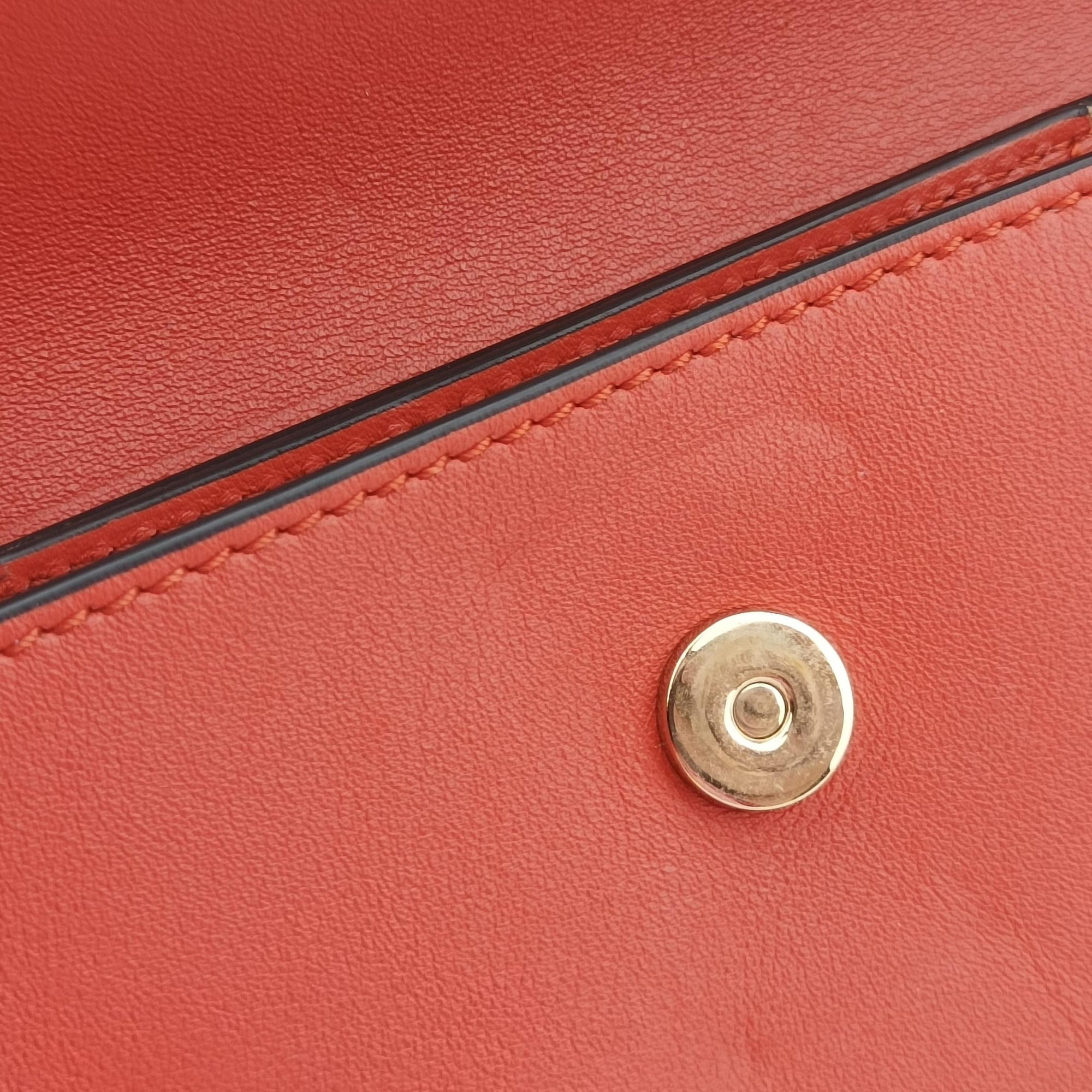 Pre-owned Chloe FAYE Red Suede × leather shoulderbag | stylenewstar