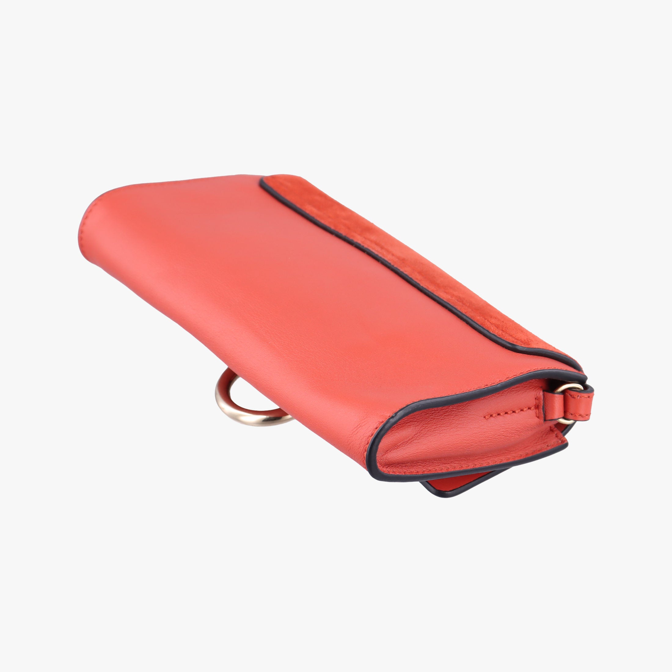 Pre-owned Chloe FAYE Red Suede × leather shoulderbag | stylenewstar