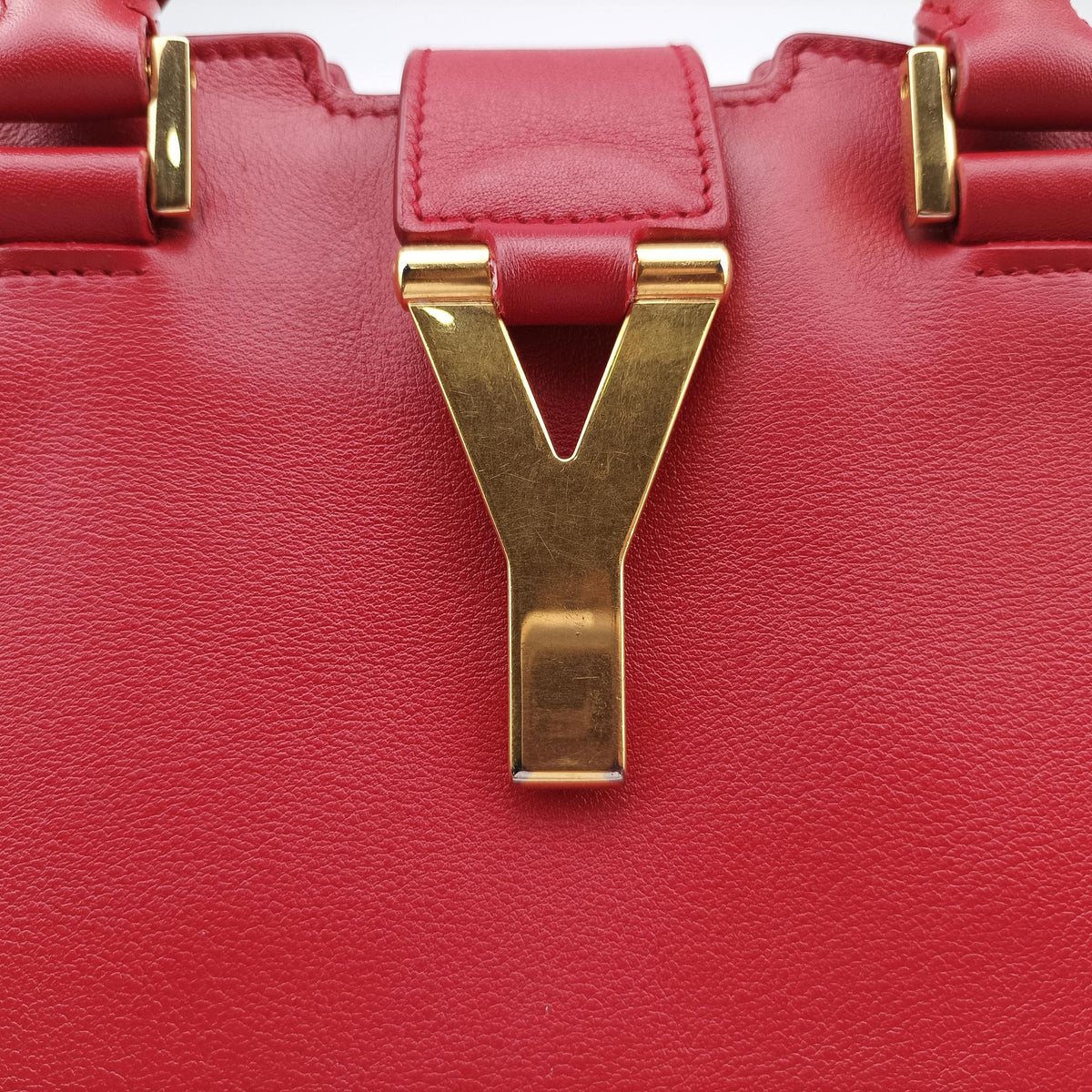 Y Ligne Petit Cabas Red Leather 311210 311210.001998Yライン プチカバス レッド レザー 311210 311210.001998
