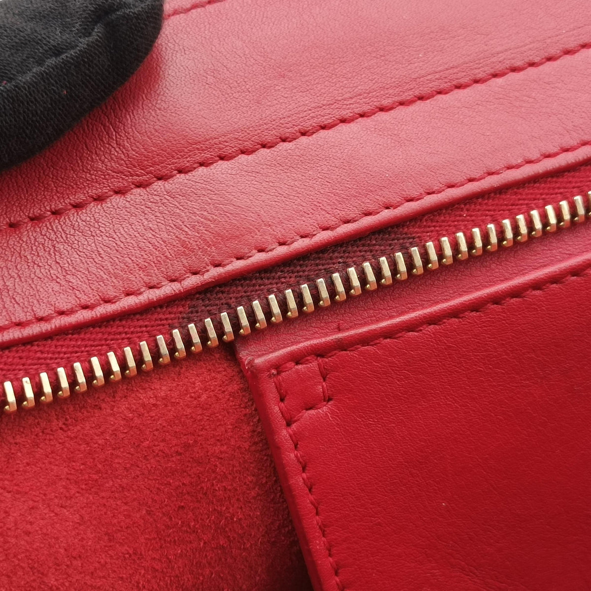 Y Ligne Petit Cabas Red Leather 311210 311210.001998Yライン プチカバス レッド レザー 311210 311210.001998