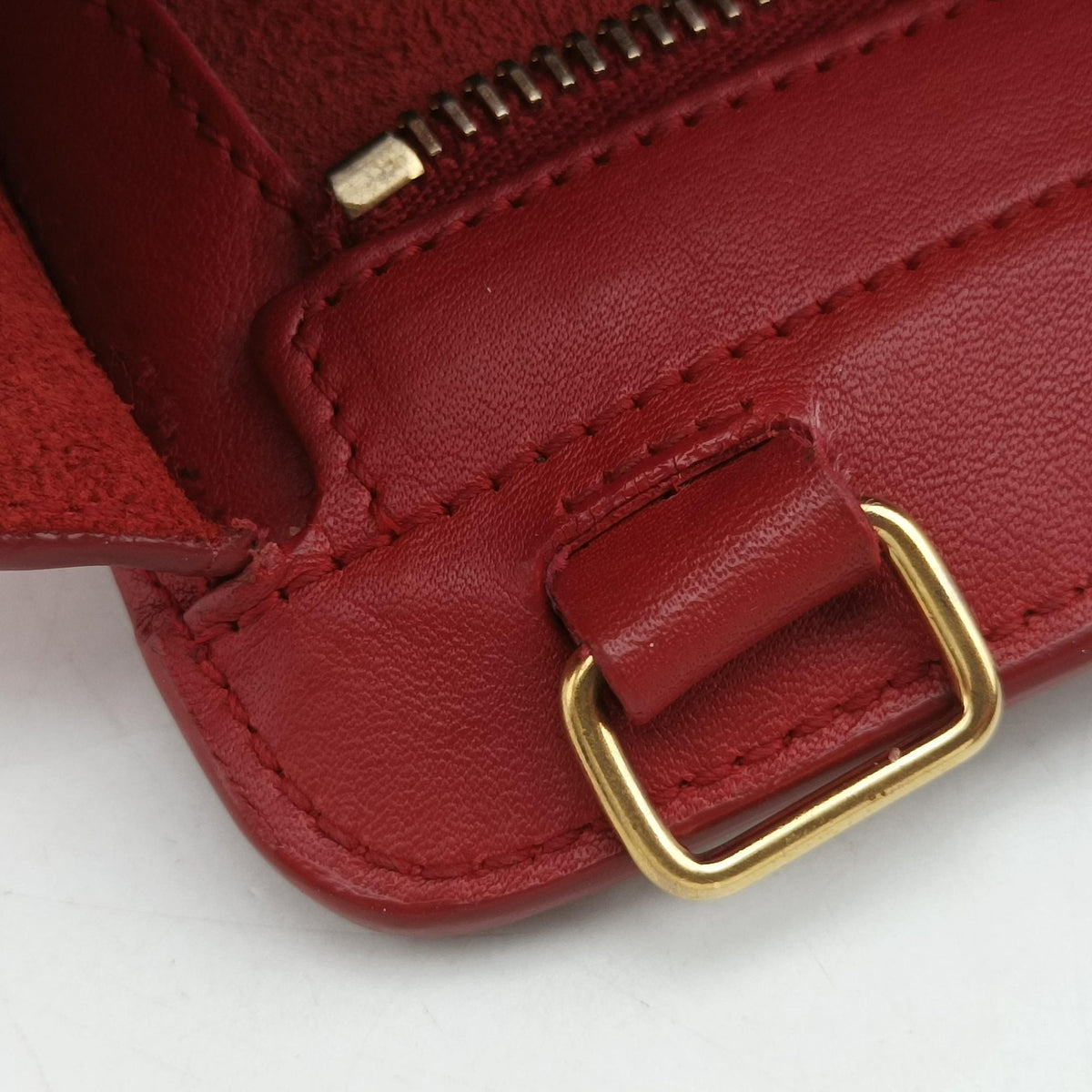 Y Ligne Petit Cabas Red Leather 311210 311210.001998Yライン プチカバス レッド レザー 311210 311210.001998