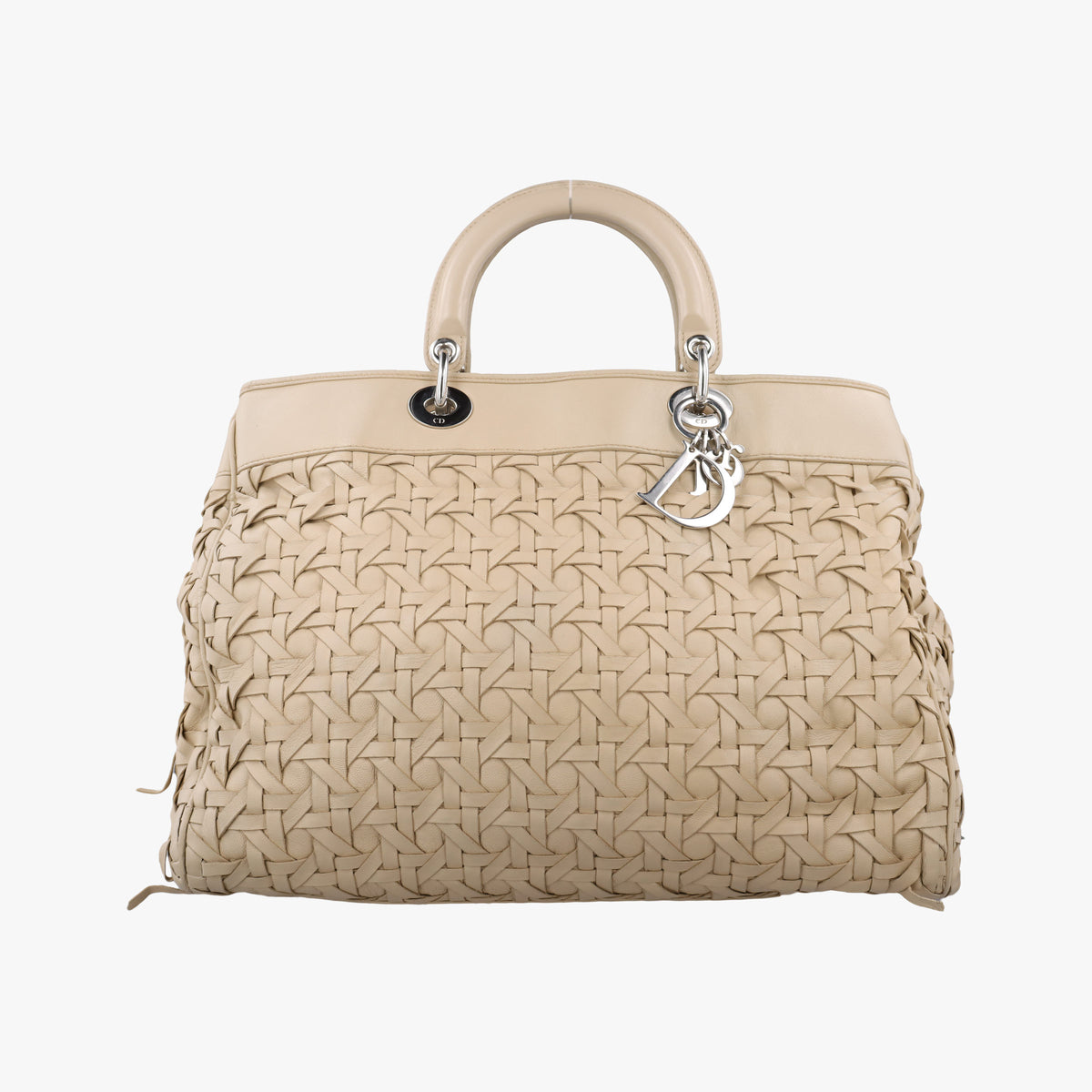 Lady Dior Avenue Tote Beige lambskin 96-MA-1027レディ ディオール アベニュー トート ベージュ ラムスキン 96-MA-1027